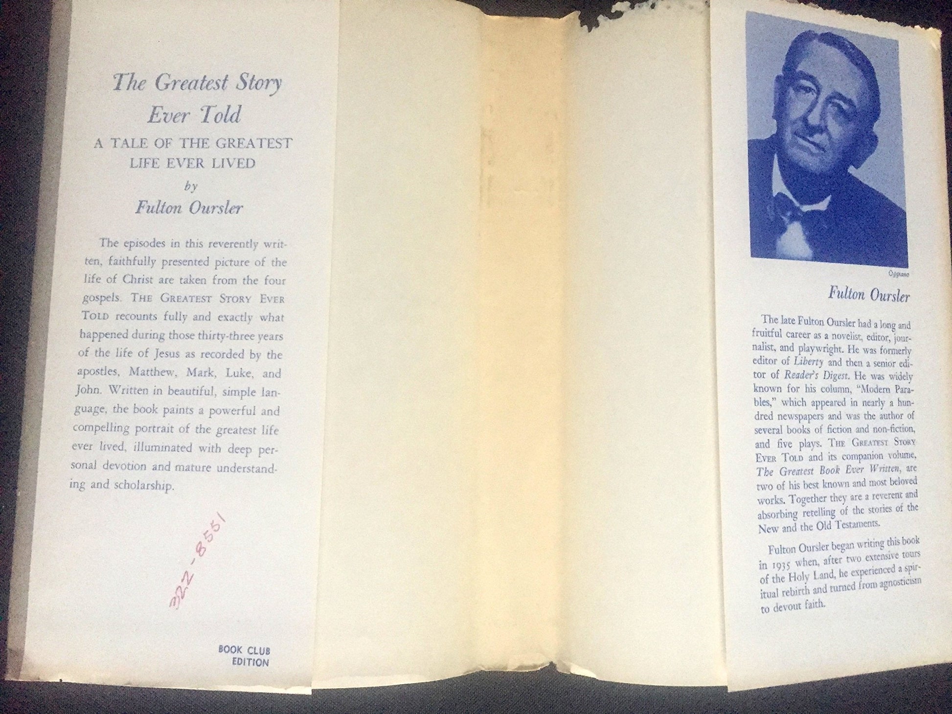 The Greatest Story Ever Told used book depot