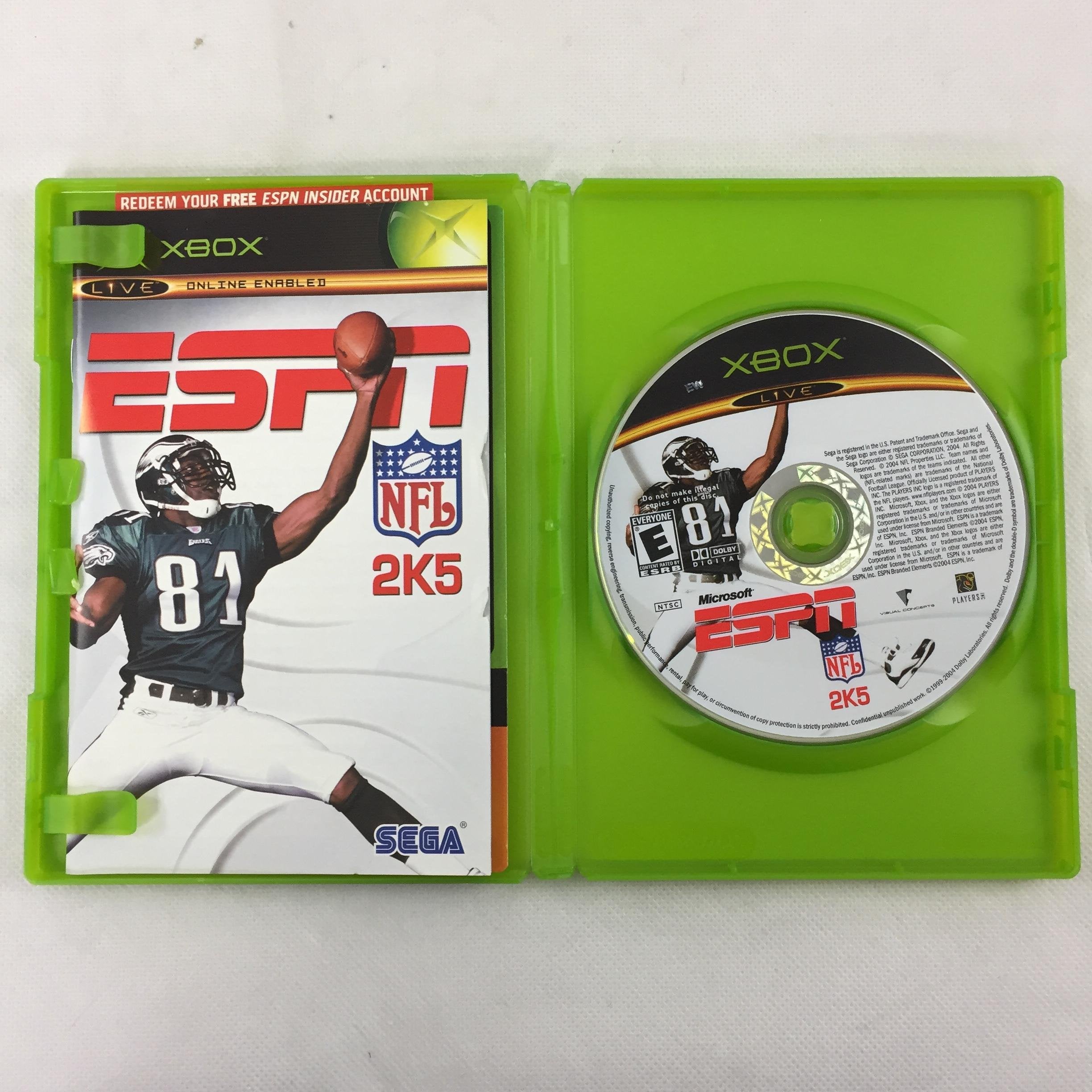 ESPN NFL 2K5 - Xbox used book depot