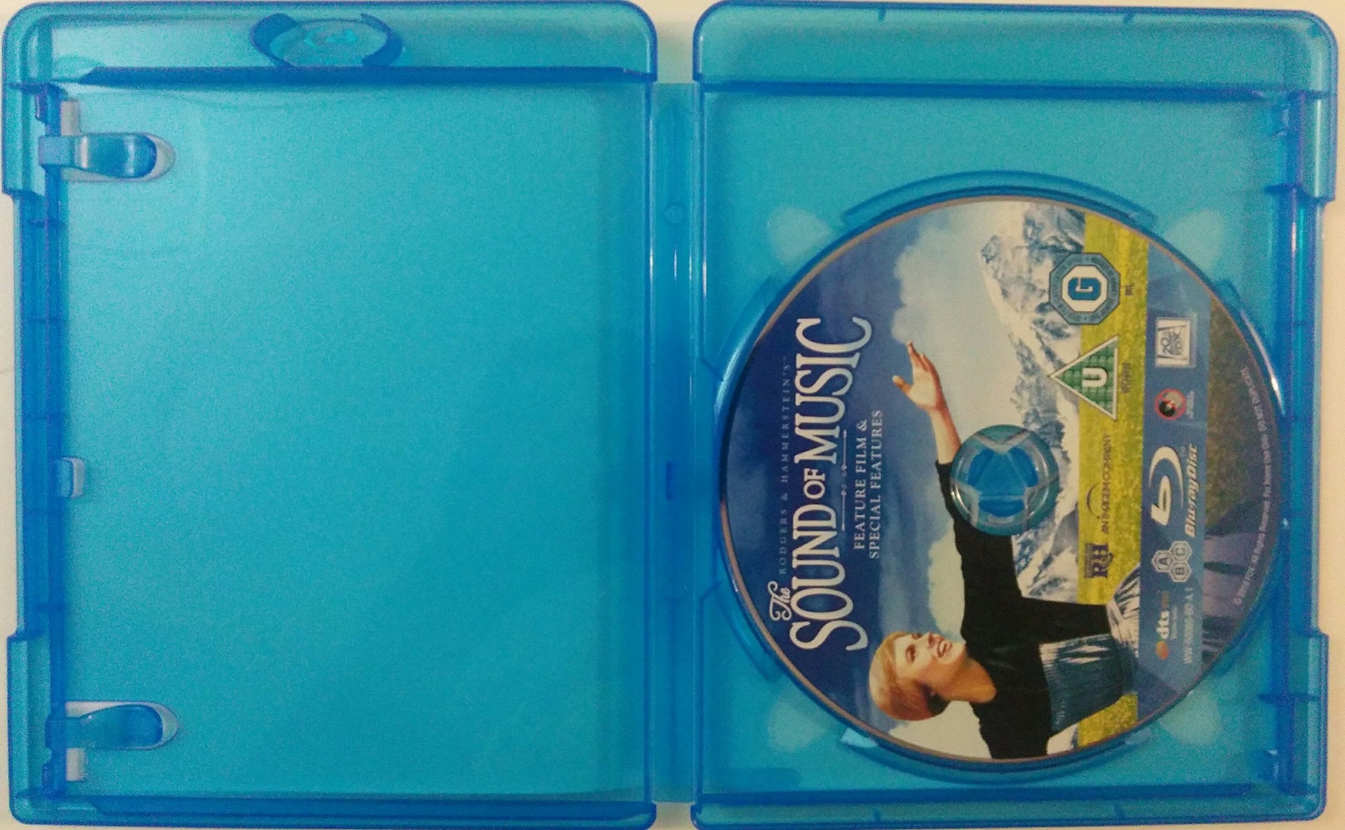 The Sound of Music (Three-Disc 45th Anniversary Blu-ray/DVD Combo in Blu-ray Packaging) used book depot