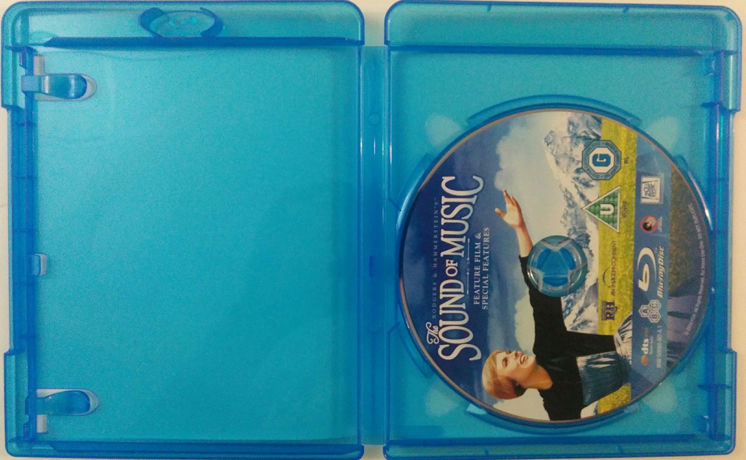 The Sound of Music (Three-Disc 45th Anniversary Blu-ray/DVD Combo in Blu-ray Packaging) used book depot