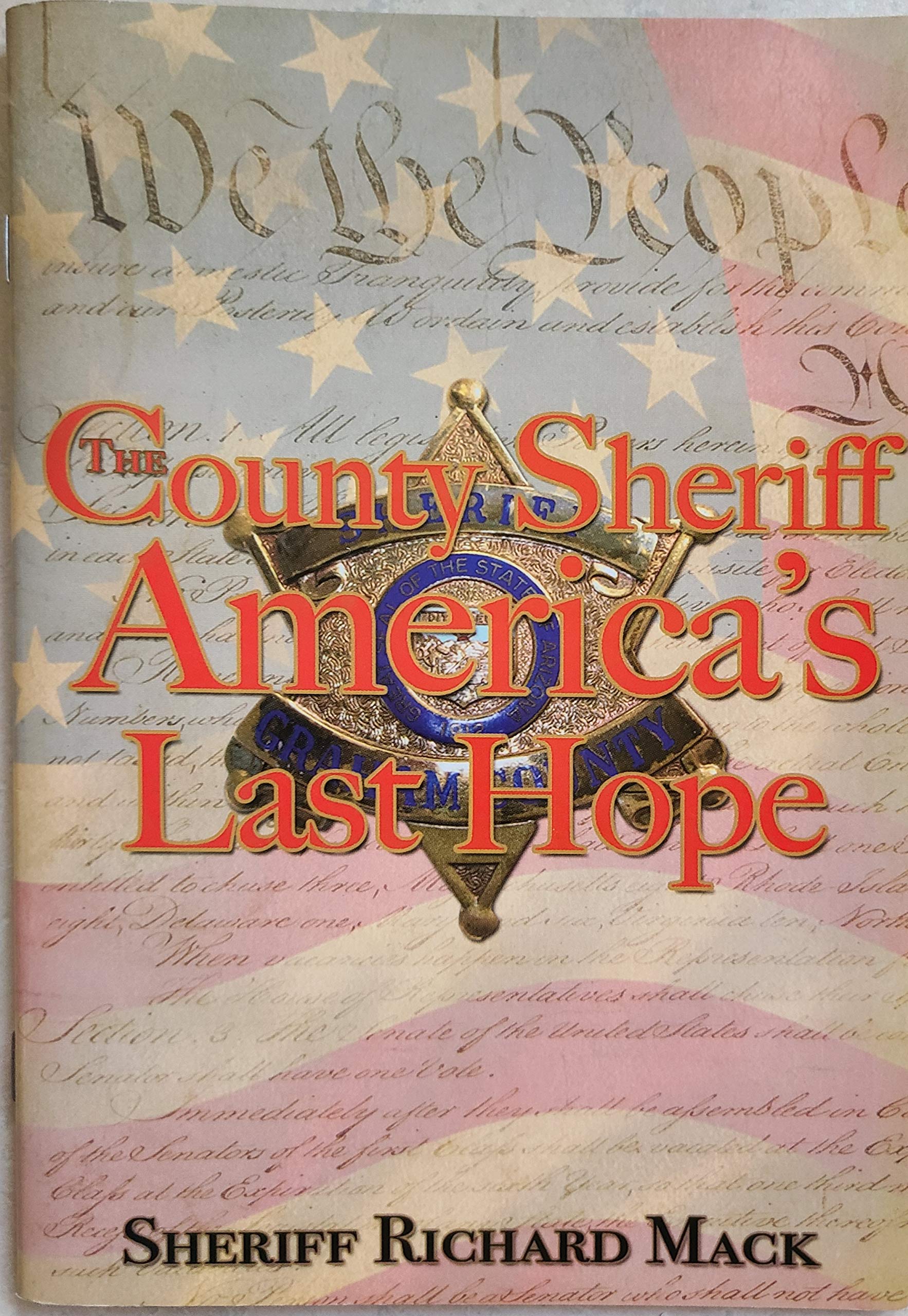 County Sheriff America's Last Hope used book depot