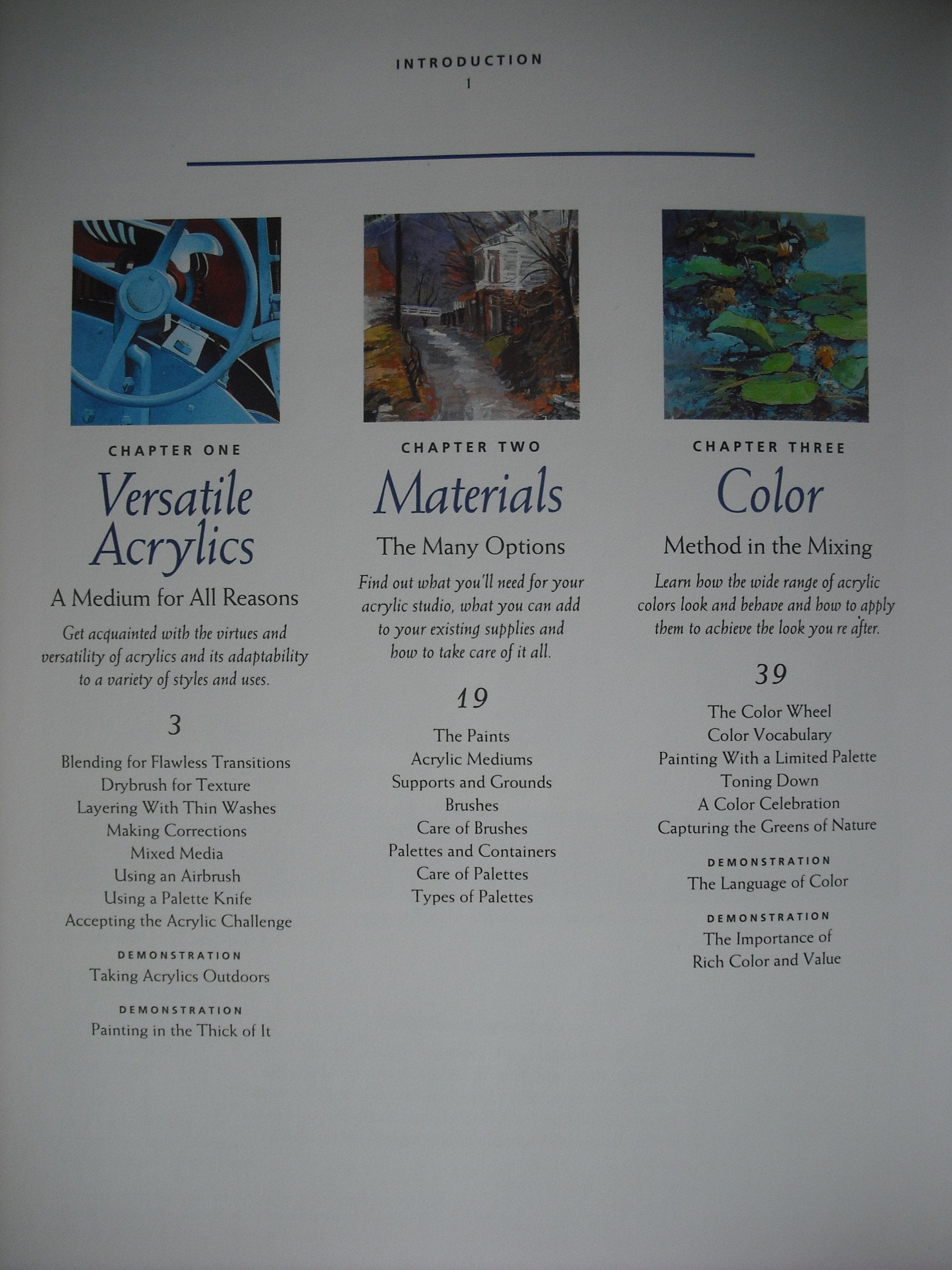 The North Light Book of Acrylic Painting Techniques used book depot