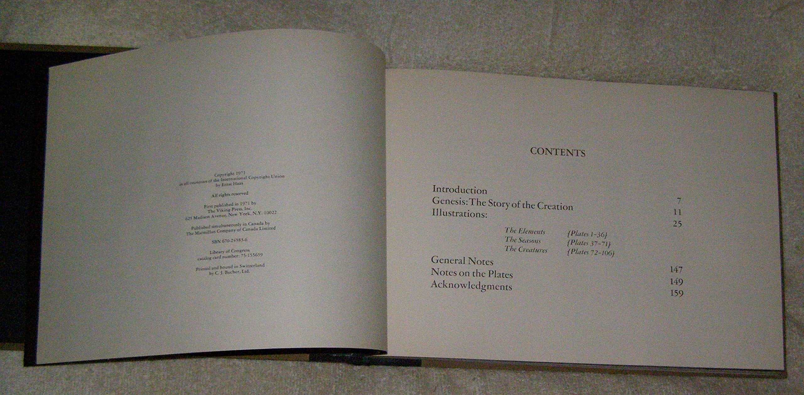 The Creation (A Studio Book) used book depot