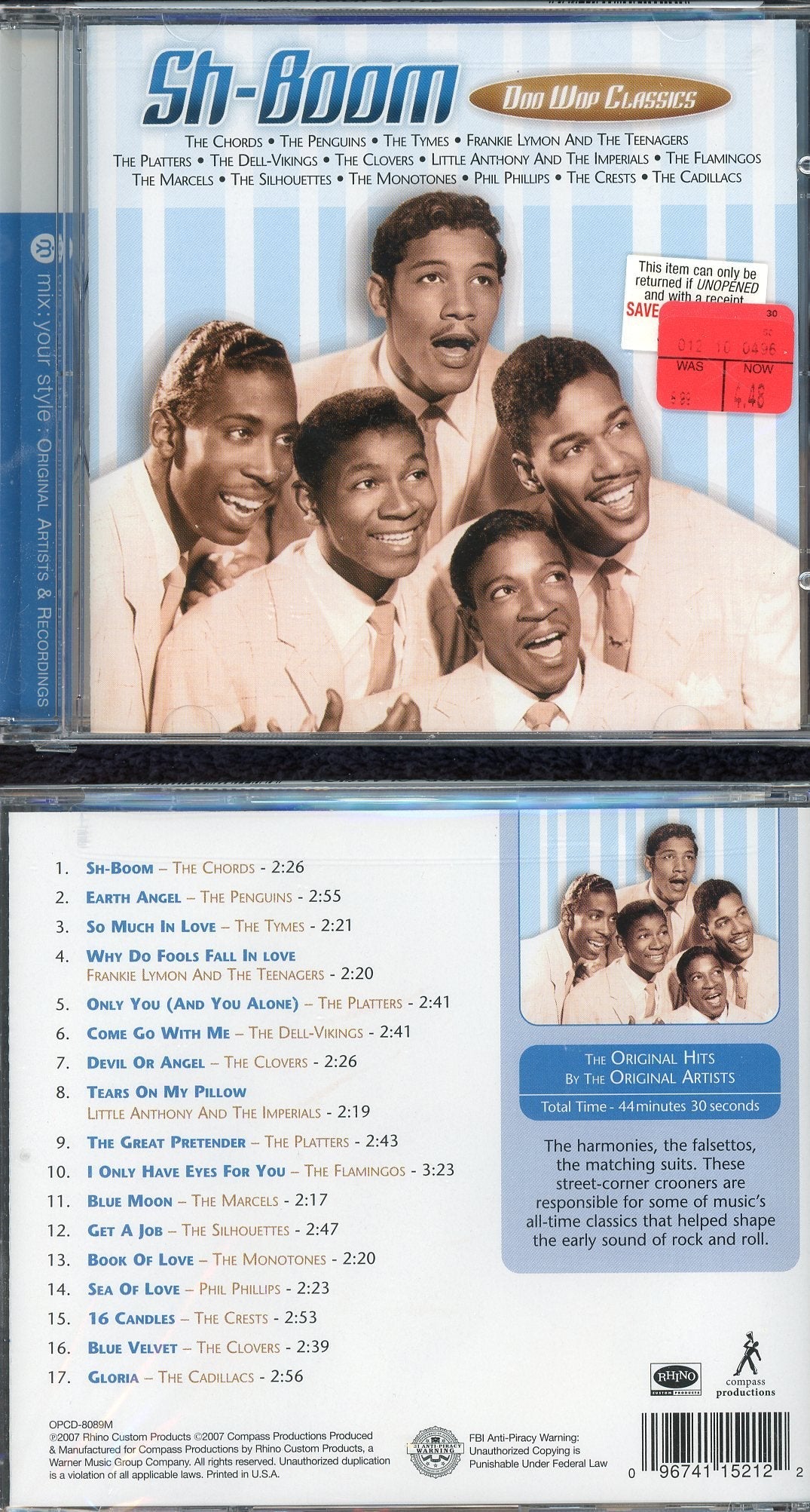 Sh-Boom Doo Wop Classics used book depot