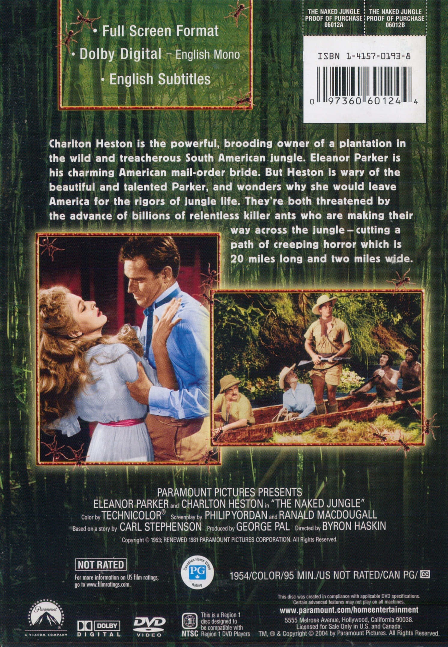 The Naked Jungle [DVD] used book depot