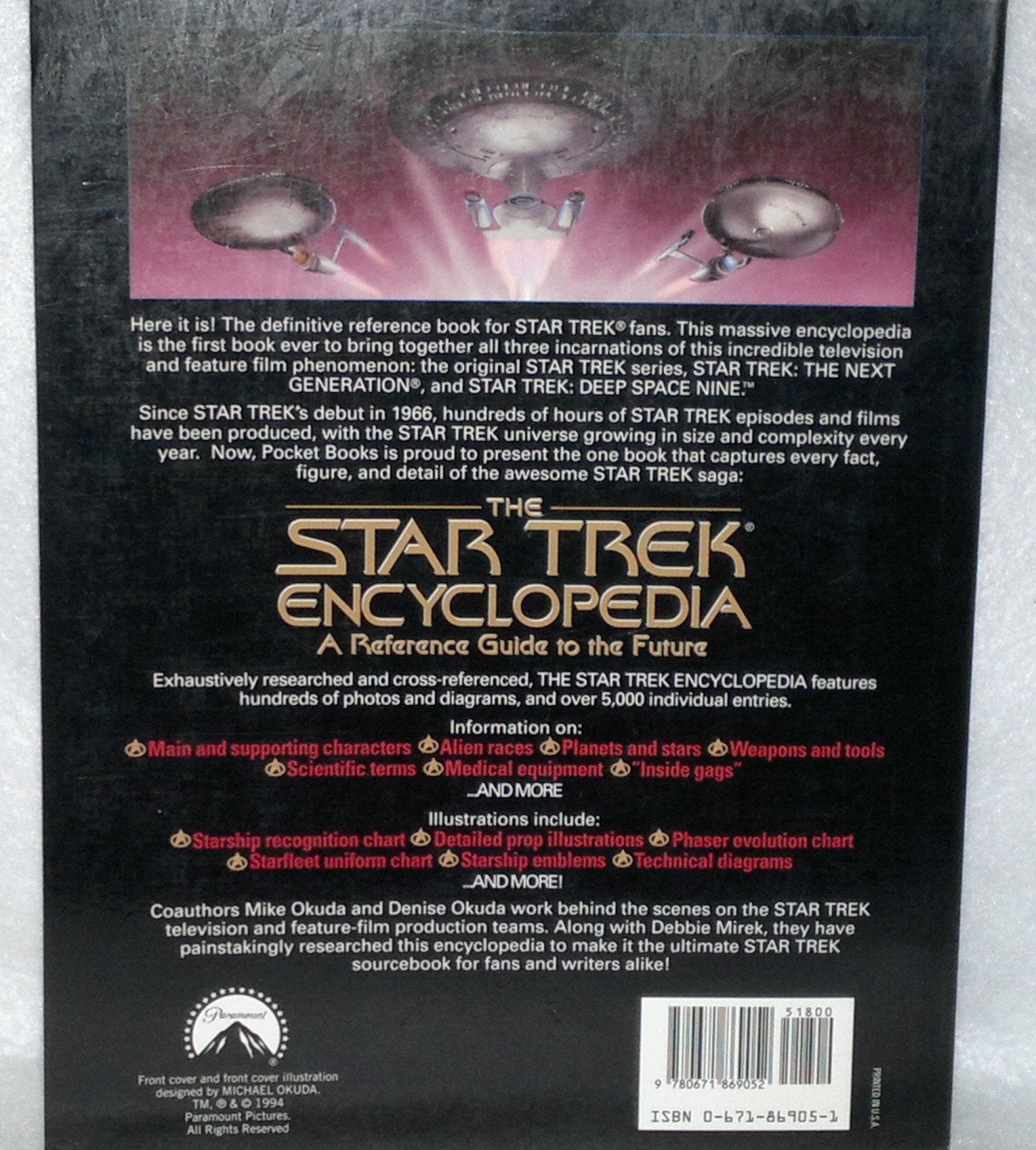 The Star Trek Encyclopedia used book depot