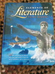 Holt Elements of Literature: Student Edition, Third Course, Grade 9, 2000 used book depot