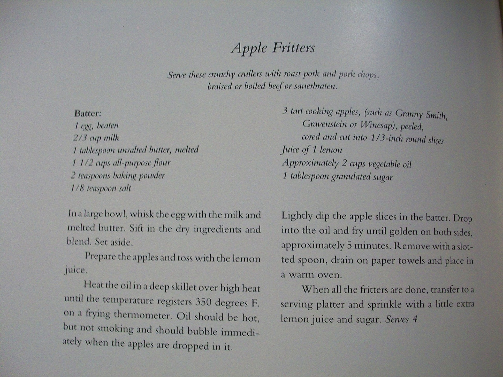 Apples: A Country Garden Cookbook used book depot