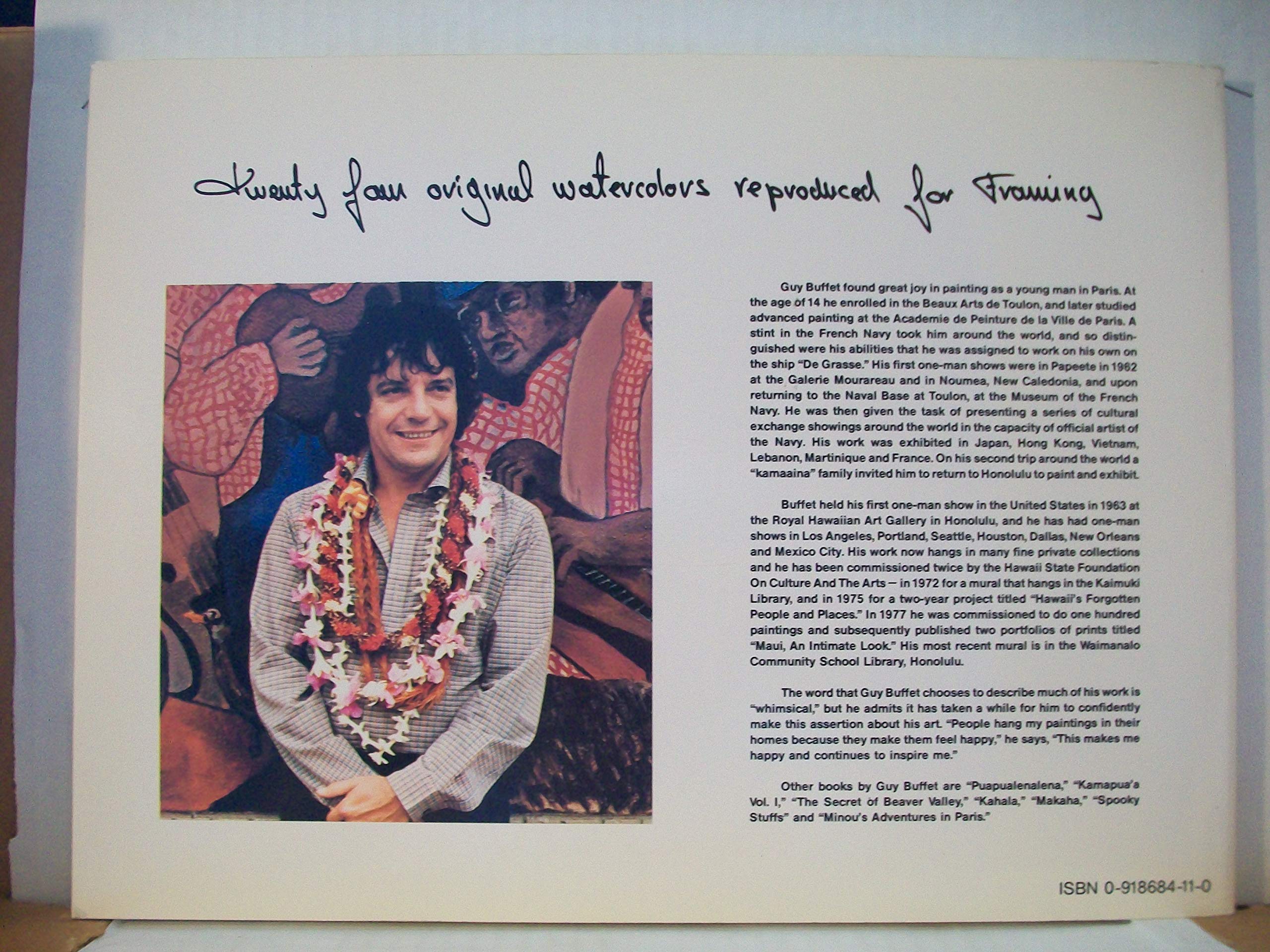 Guy Buffet's Hawaii: Twenty Four Original Watercolors Reproduced for Framing used book depot