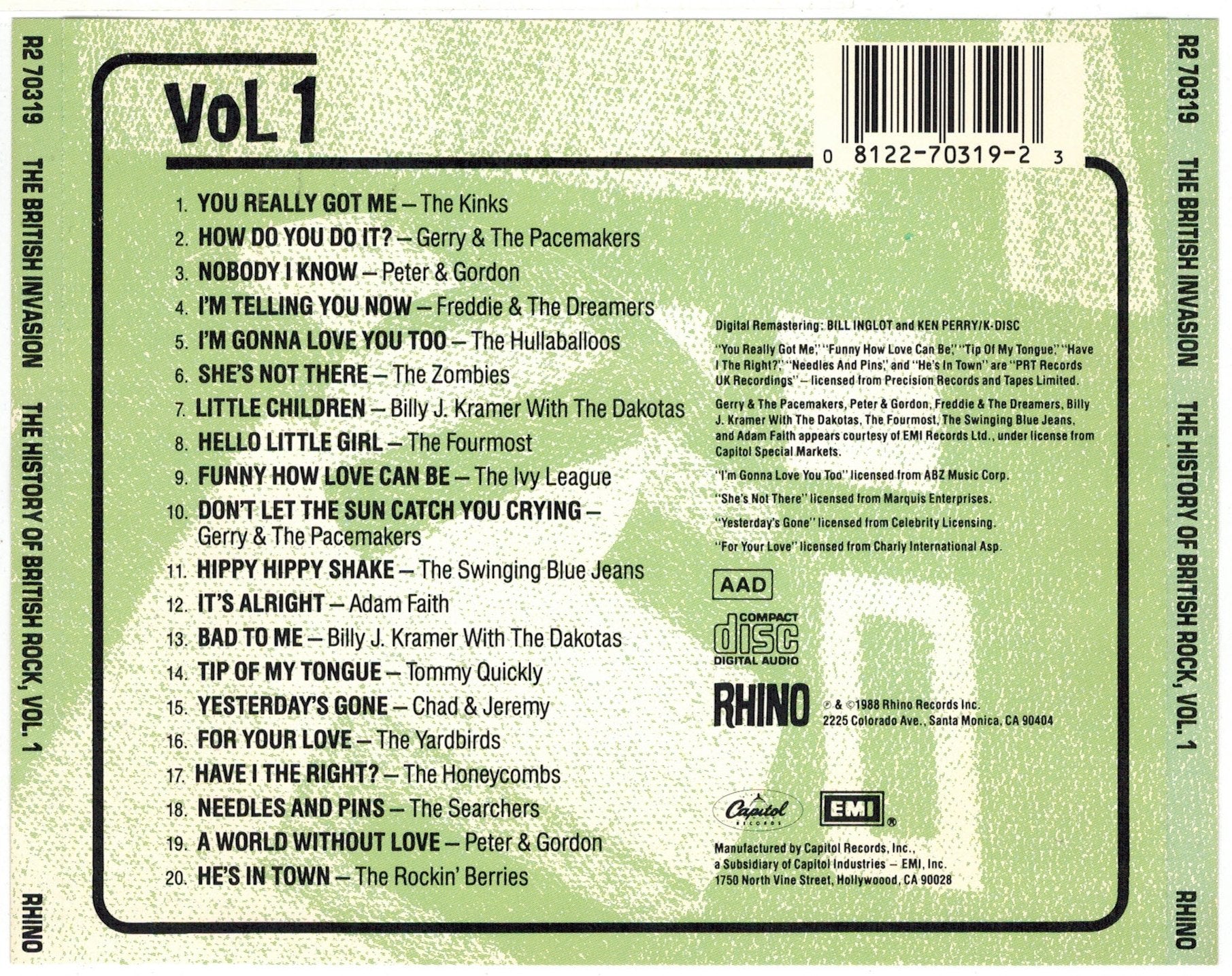 The British Invasion: The History of British Rock: Vol. 1 used book depot