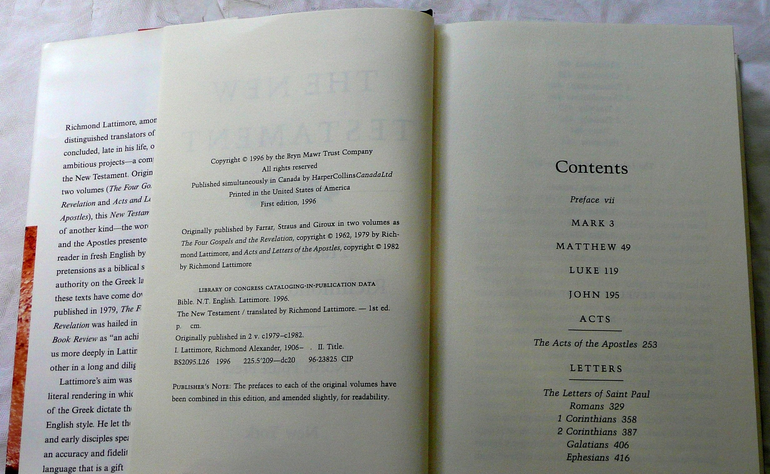 The New Testament used book depot