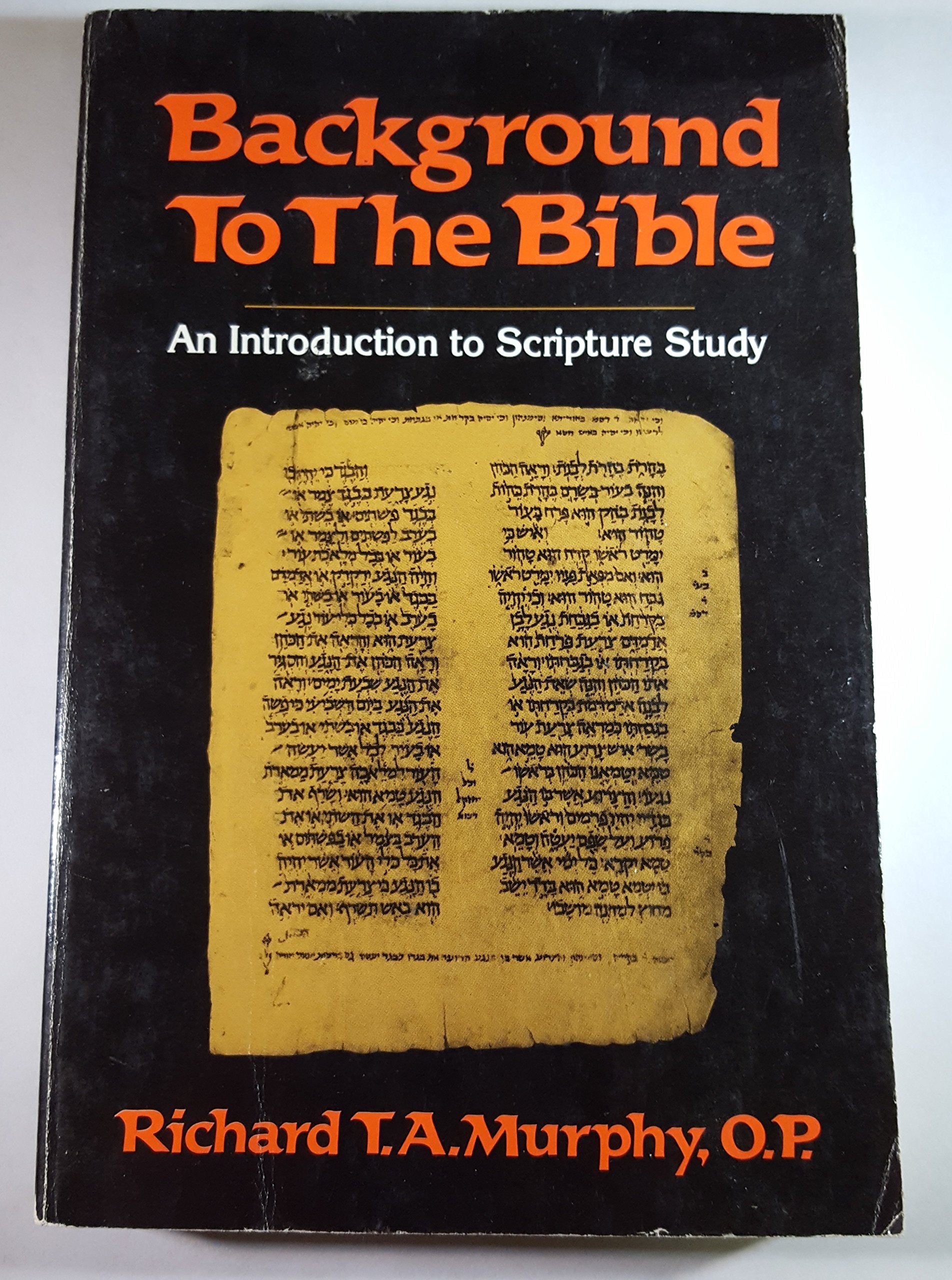Background to the Bible: An Introduction to Scripture Study used book depot