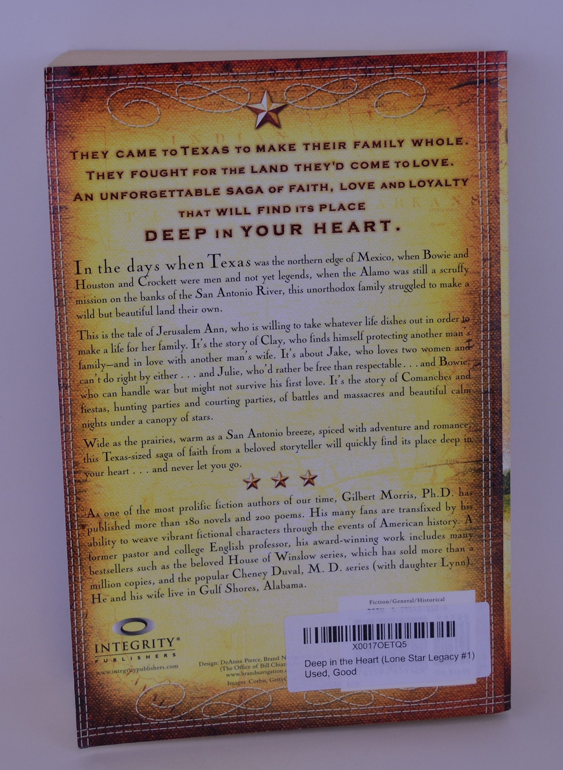 Deep in the Heart (Lone Star Legacy #1) used book depot