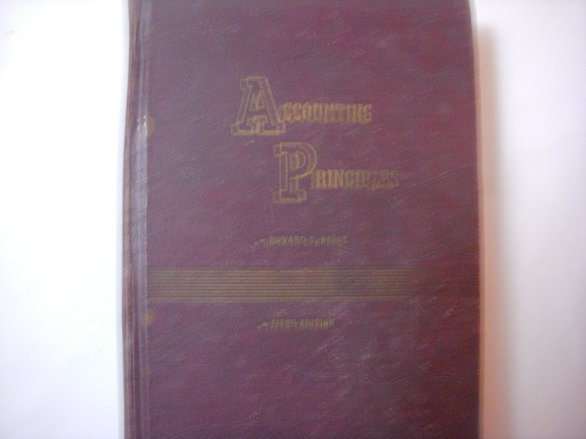 Accounting Principles Fifth Edition used book depot