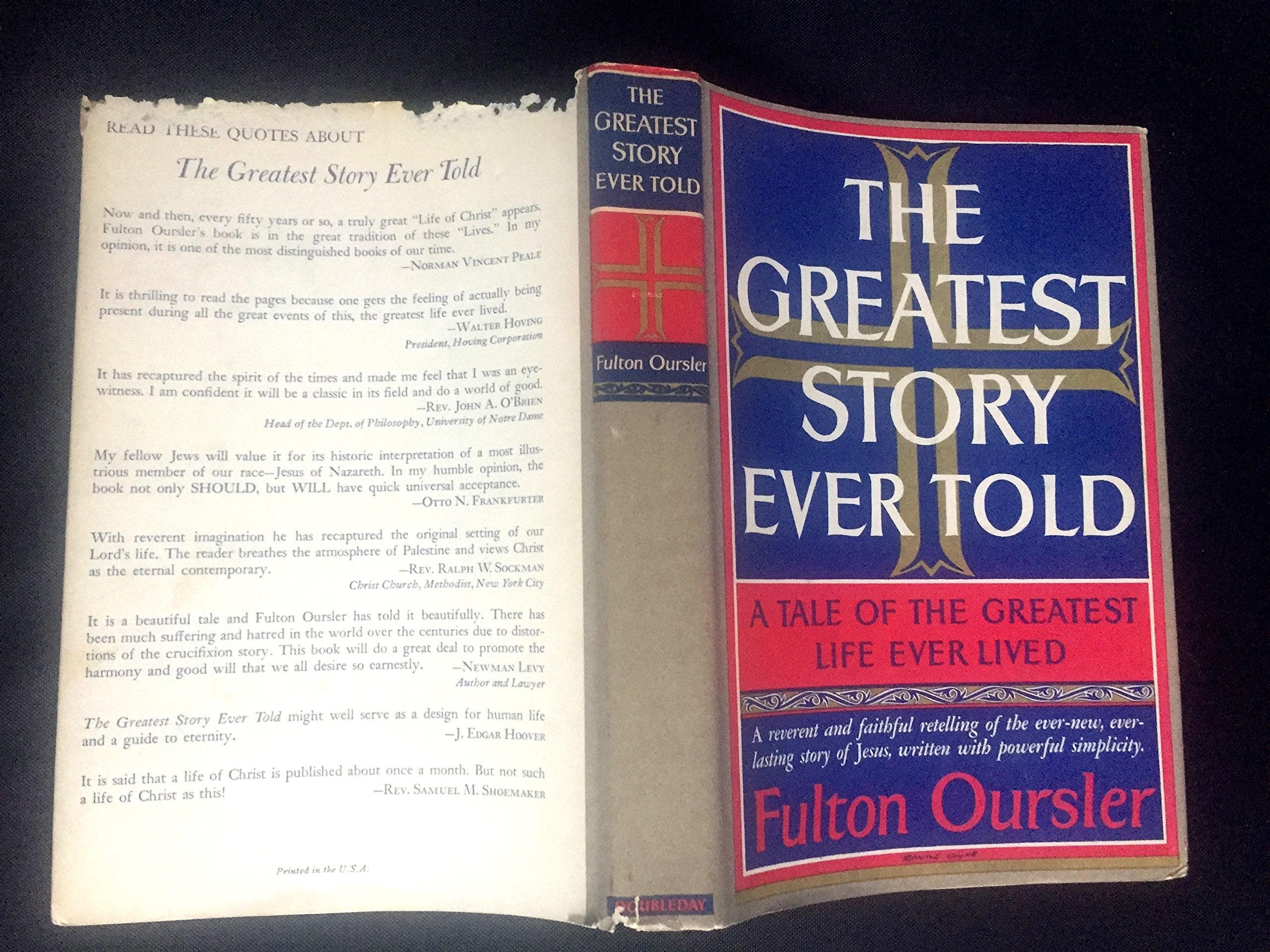 The Greatest Story Ever Told used book depot