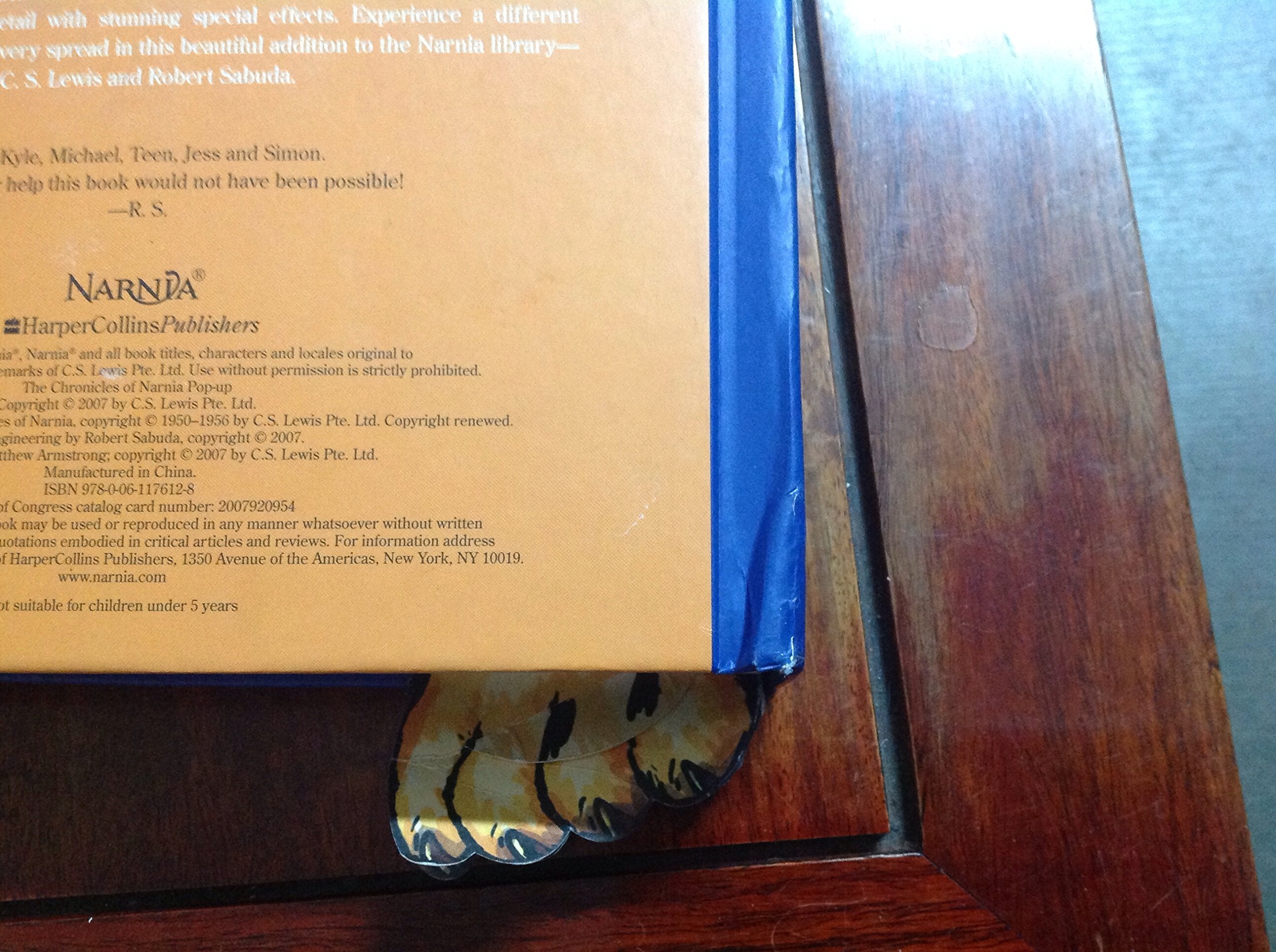 The Chronicles of Narnia Pop-up: Based on the Books by C. S. Lewis used book depot
