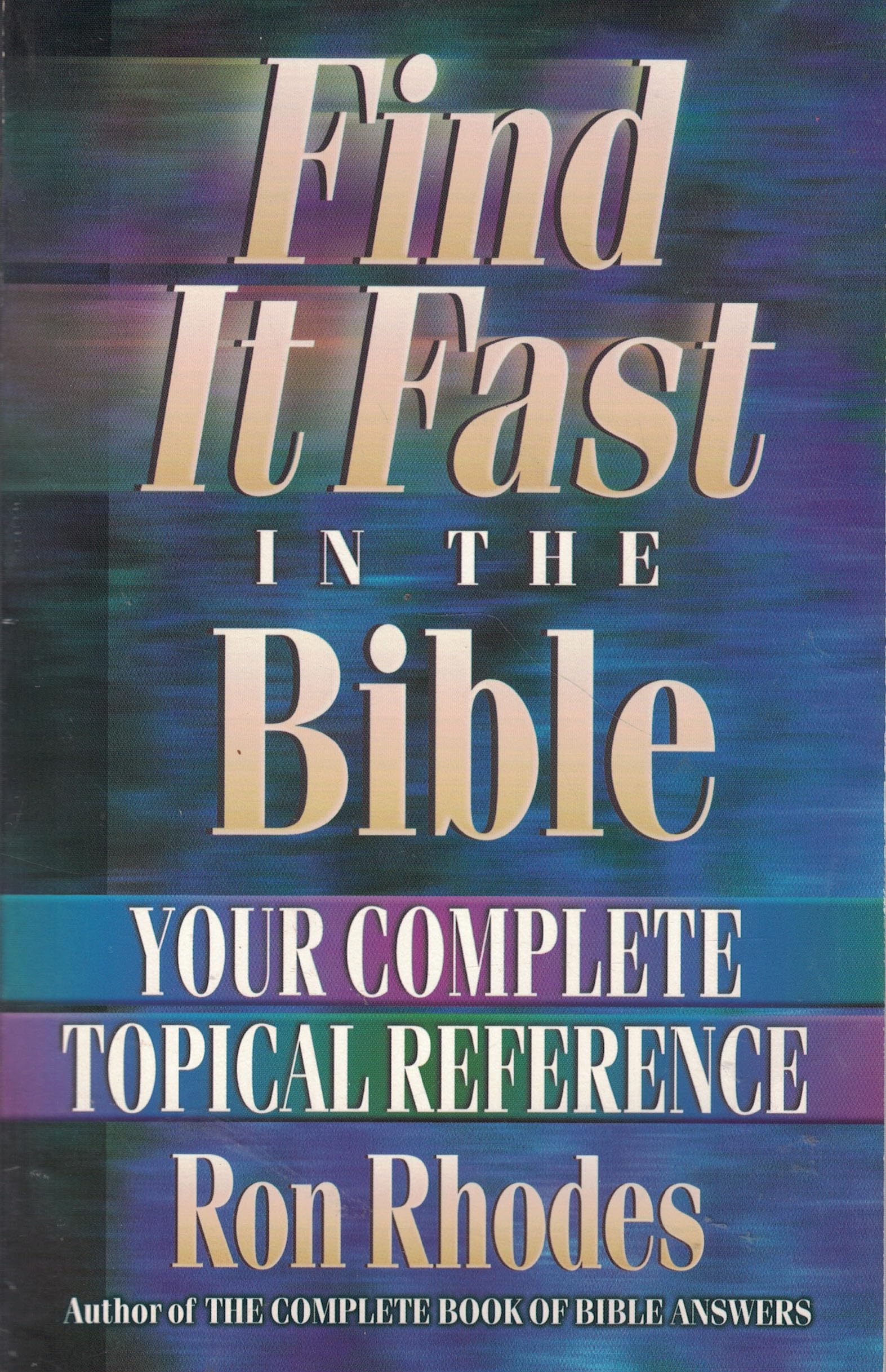 Find it Fast In the Bible used book depot