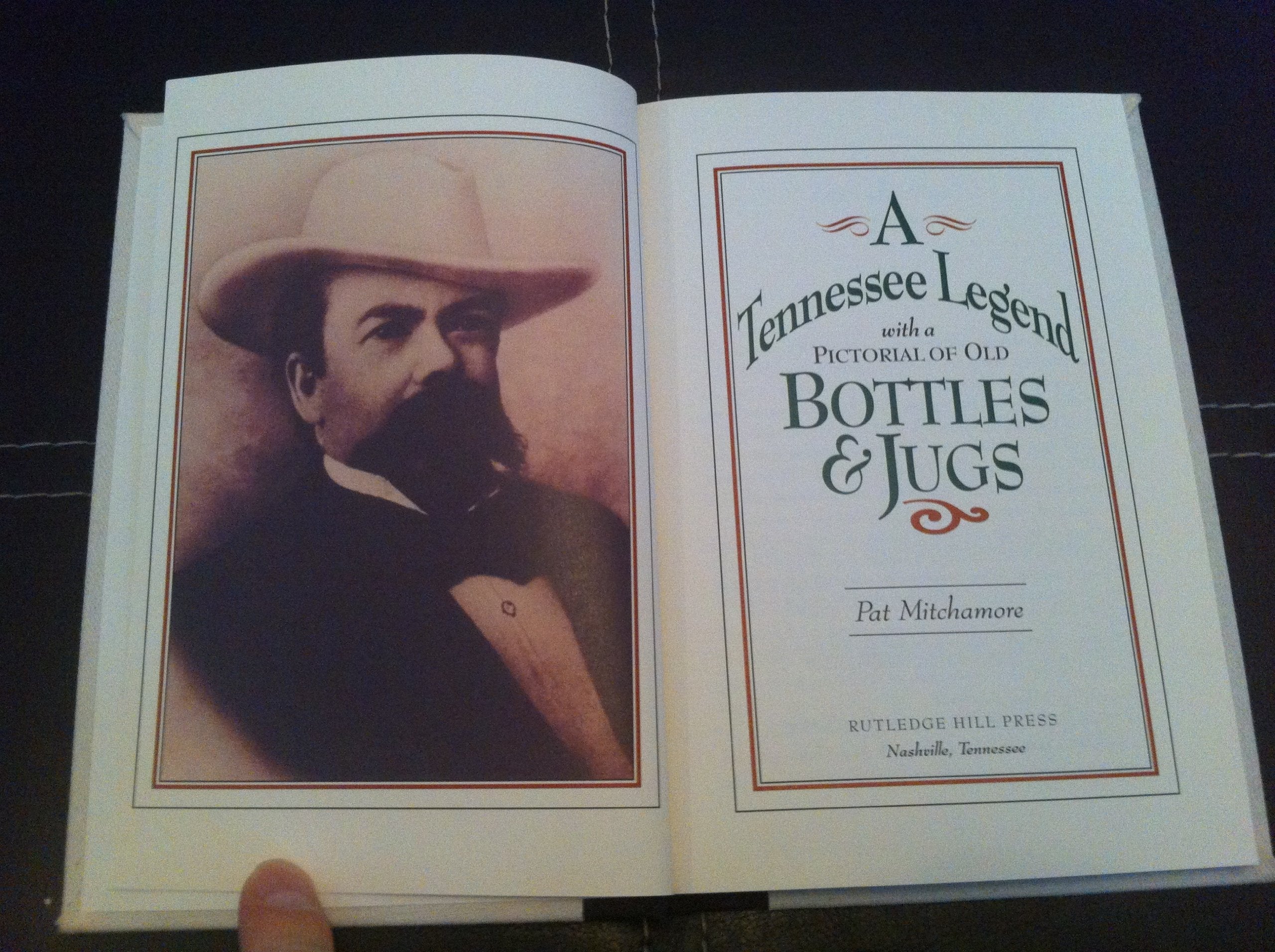 A Tennessee Legend with a Pictorial of Old Bottles and Jugs used book depot