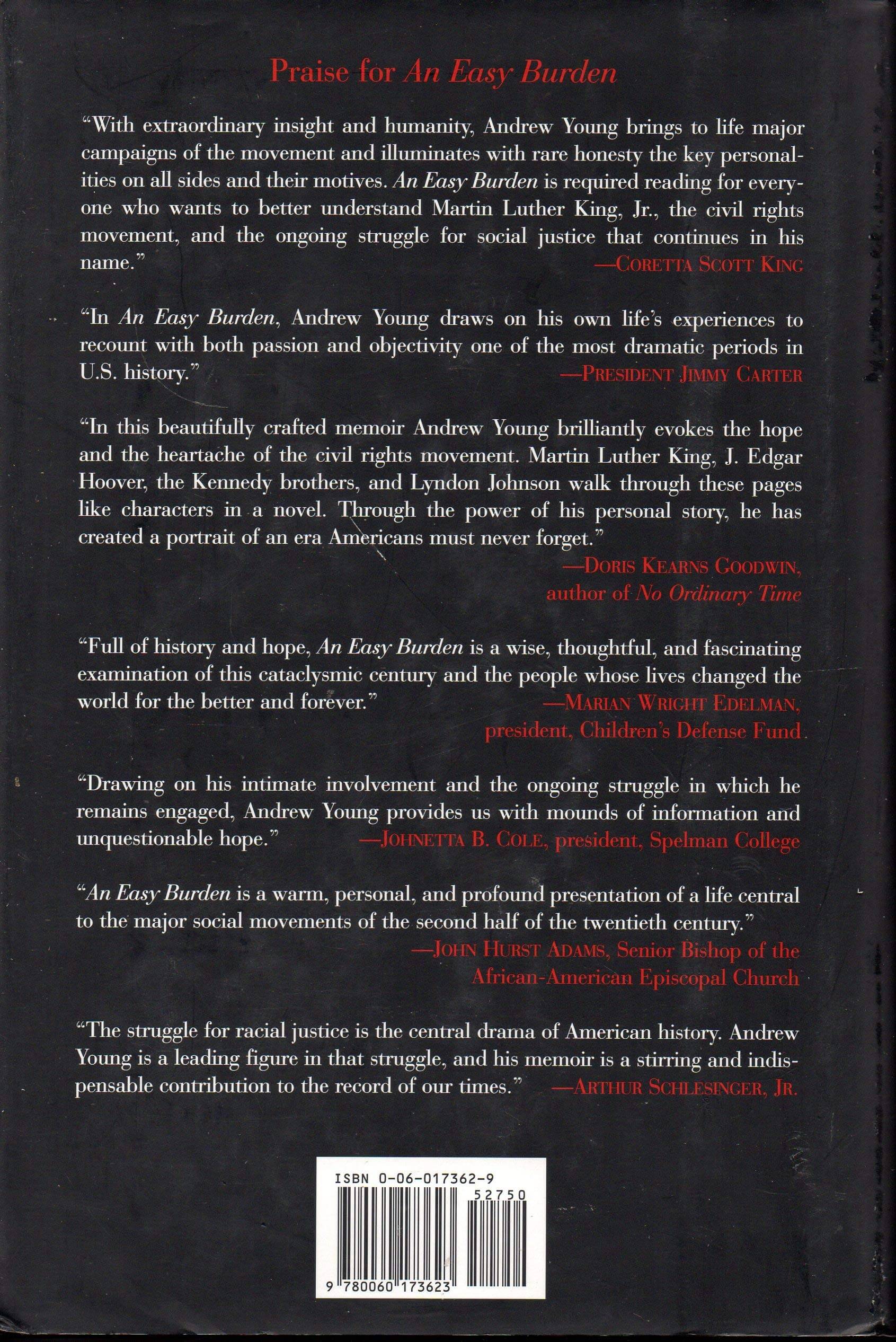 An Easy Burden: The Civil Rights Movement and the Transformation of America used book depot