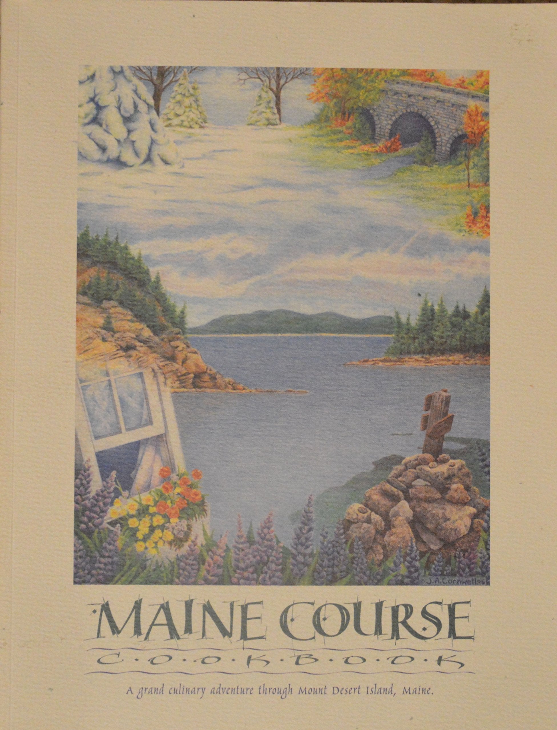 Maine course cookbook: A grand culinary adventure through Mount Desert Island, Maine used book depot