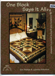 One block says it all: Wonderful bed quilts to piece in a weekend used book depot