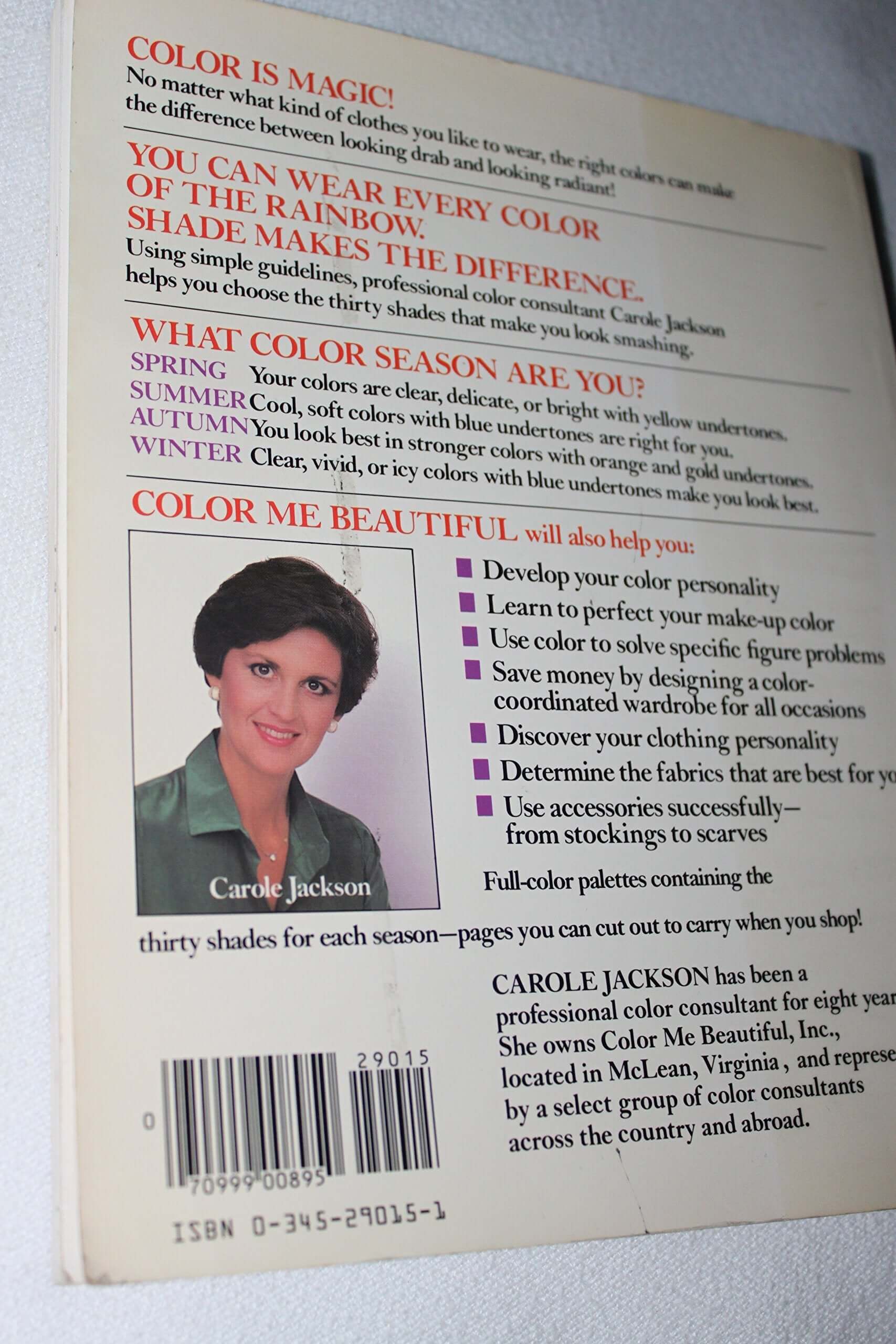 Color Me Beautiful used book depot