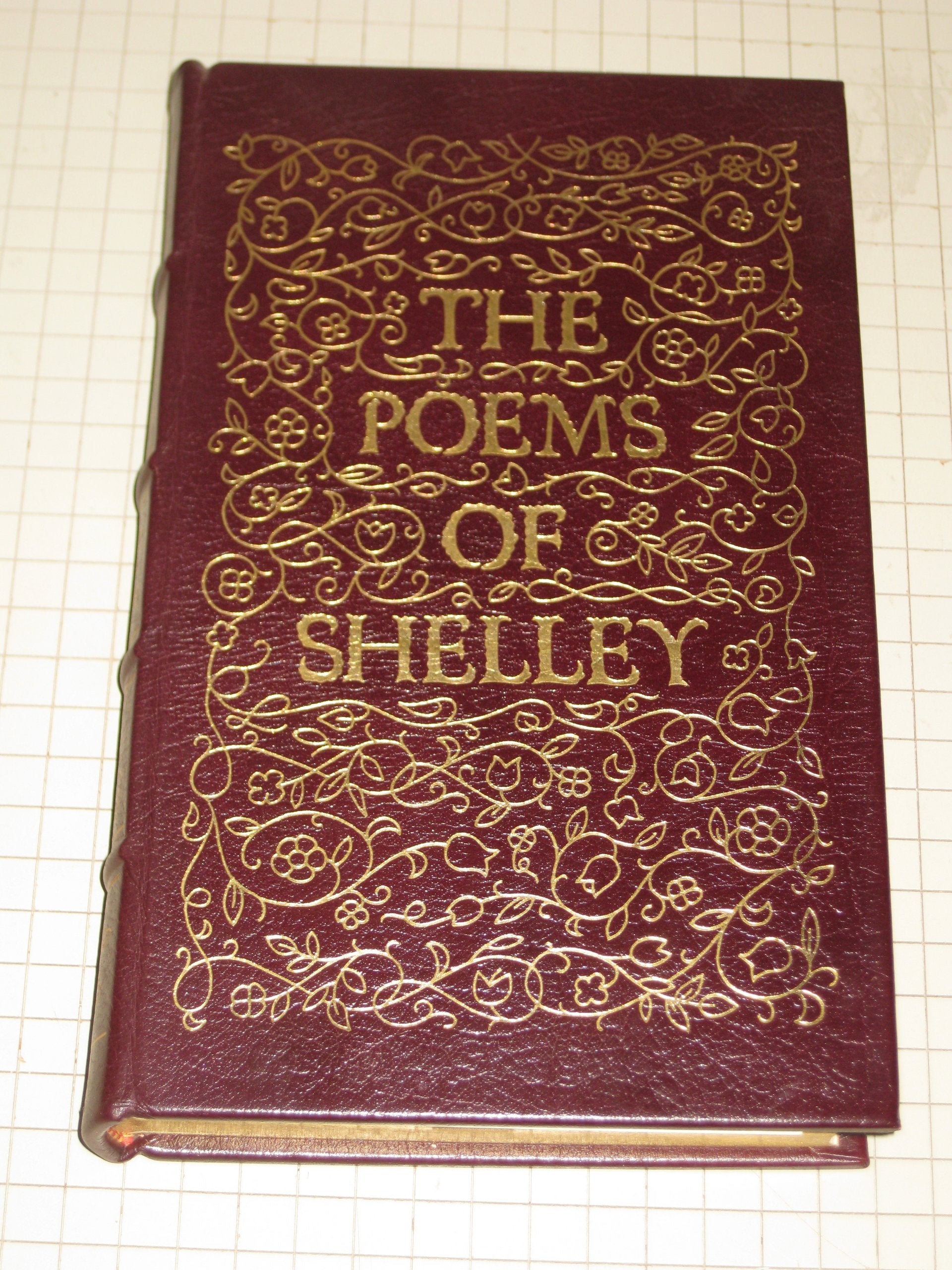 The Poems of Shelley - Stephen Spender Intro. - Easton Press - Richard Shirley Smith Wood Engravings