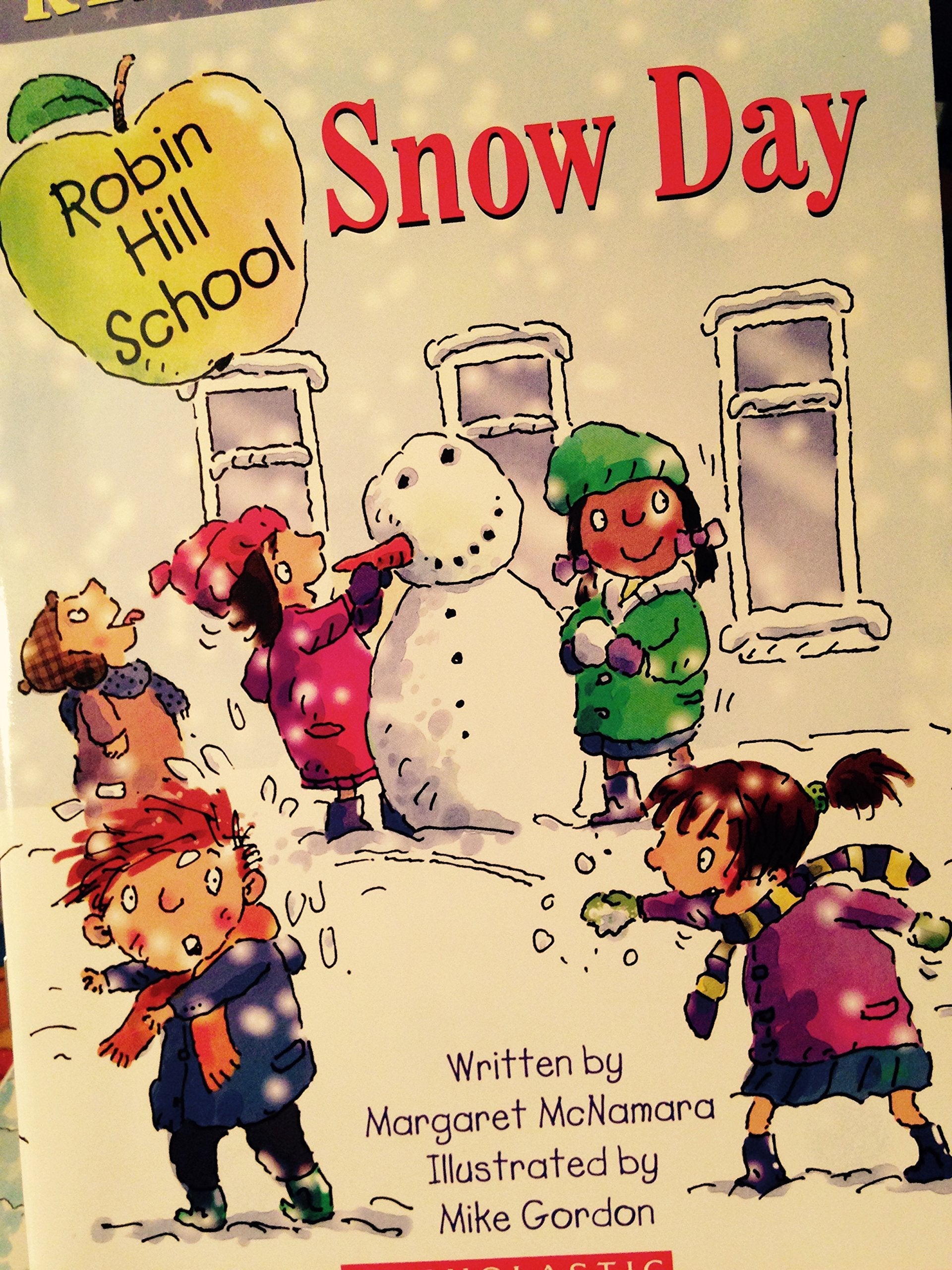 Robin Hill School Snow Day used book depot