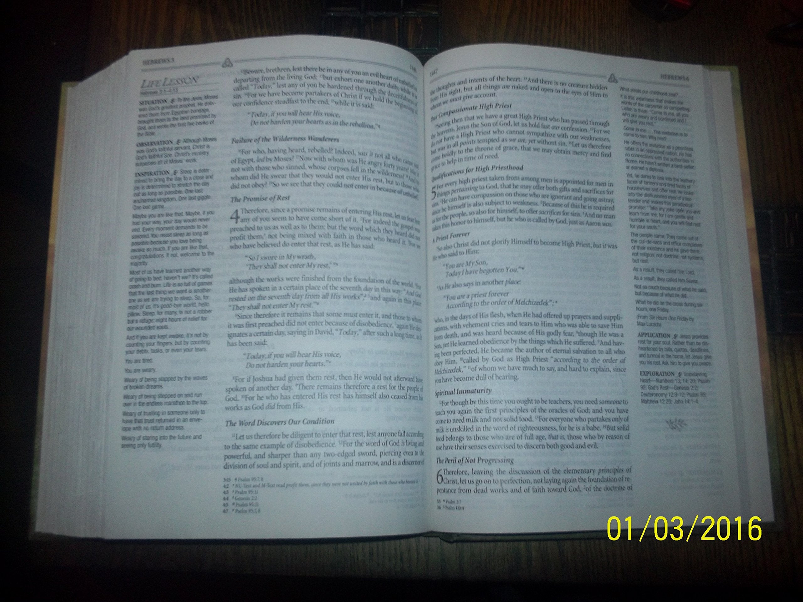 The Inspirational Study Bible New King James Version: Life Lessons from the Inspired Word of God