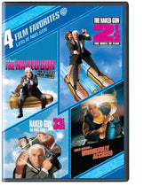 4 Film Favorites: Leslie Nielsen (Naked Gun From The Files Of Police Squad, Naked Gun 2 & 1/2 : The Smell Of Fear, Naked Gun 33 1/3: The Final Insult, Wrongfully Accused) used book depot