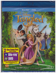 Tangled (Two-Disc Blu-ray/DVD Combo) used book depot