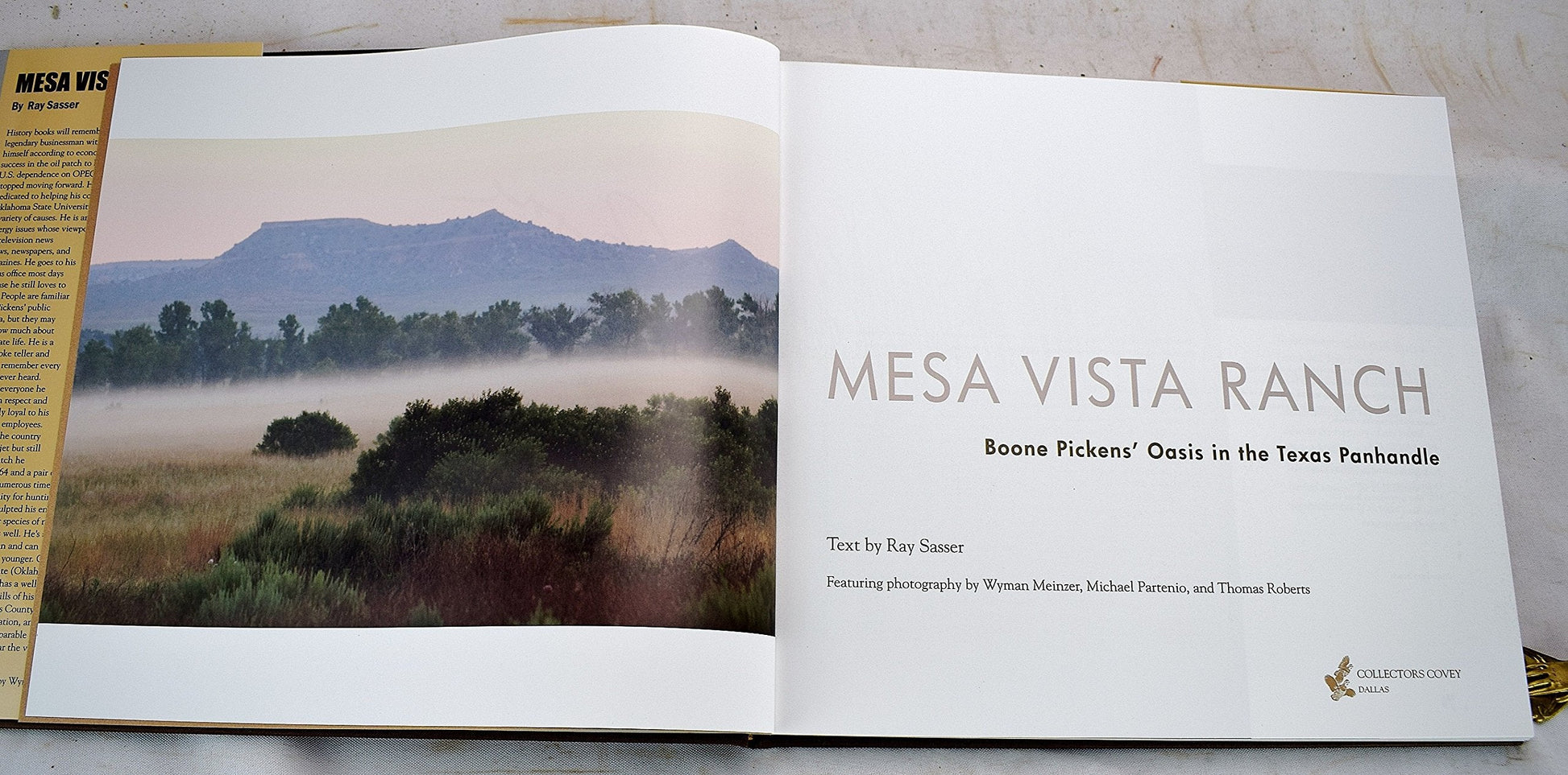 Mesa Vista Ranch Boone Pickens Oasis in the Texas Panhandle used book depot
