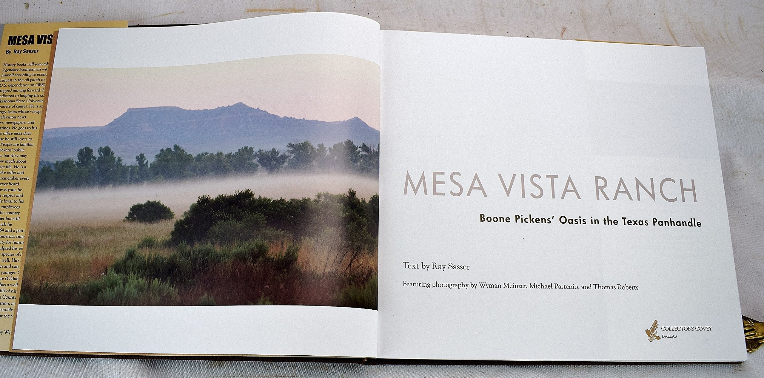 Mesa Vista Ranch Boone Pickens Oasis in the Texas Panhandle used book depot