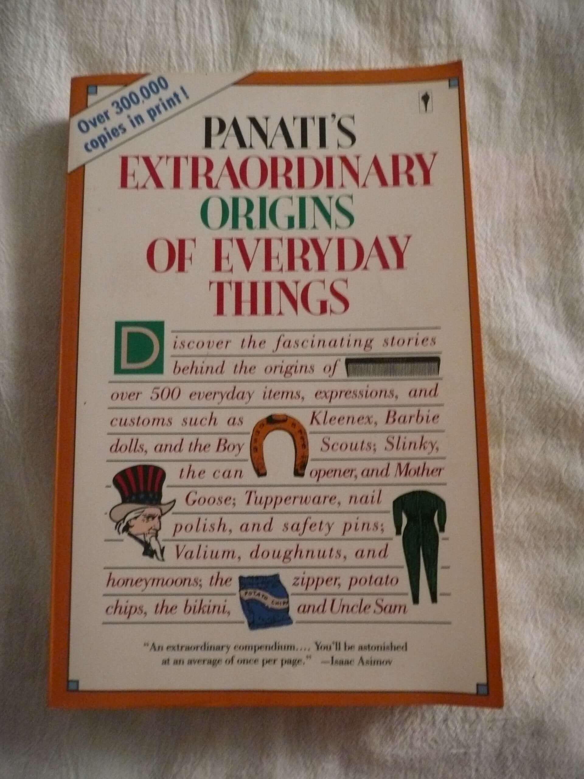 Panati's Extraordinary Origins of Everyday Things used book depot