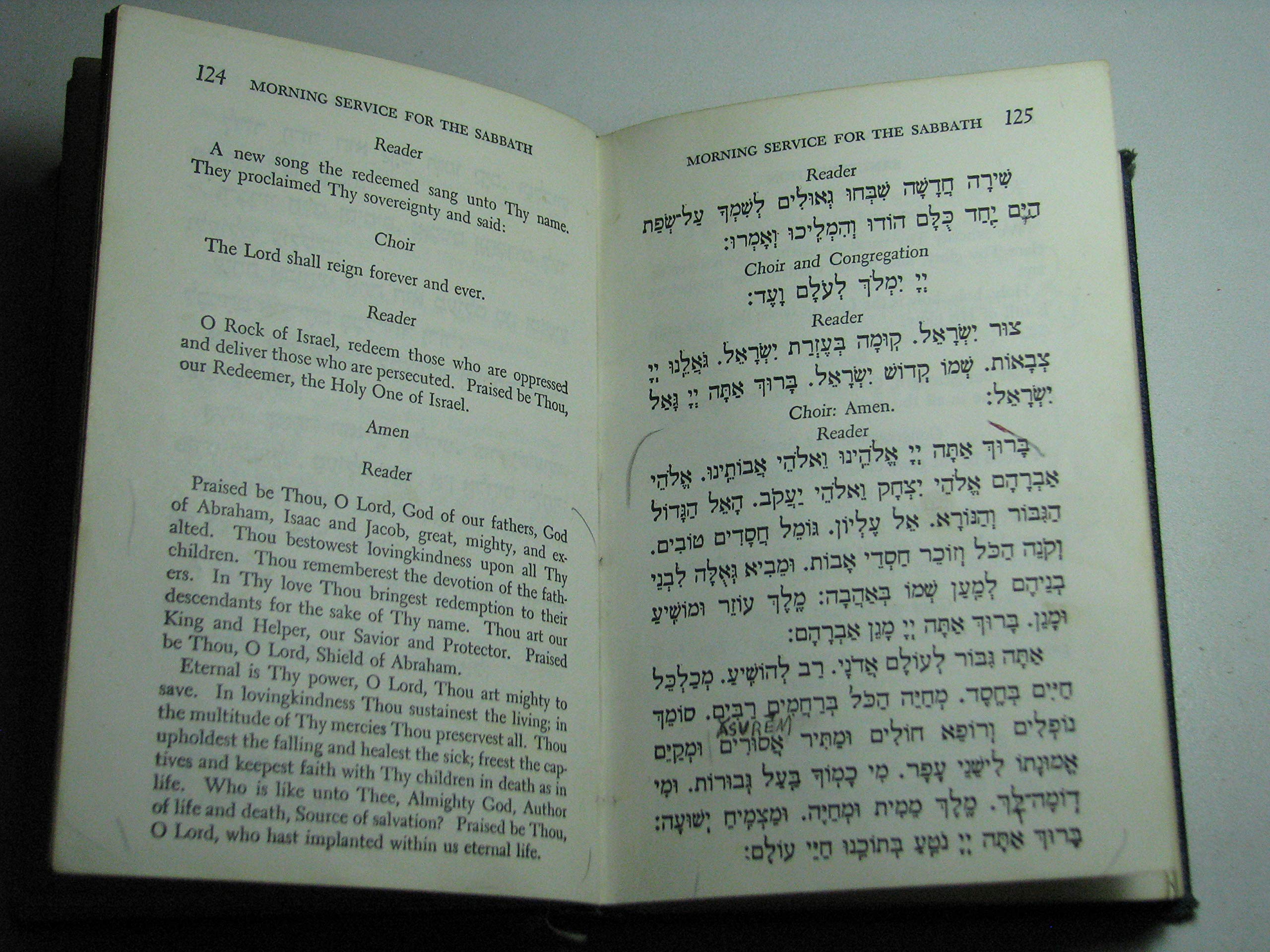 Union Prayer Book for Jewish Worship: Part I used book depot