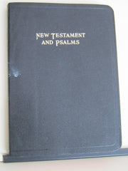 The New Testament and Book of Psalms / KJV - Red Letter Edition used book depot