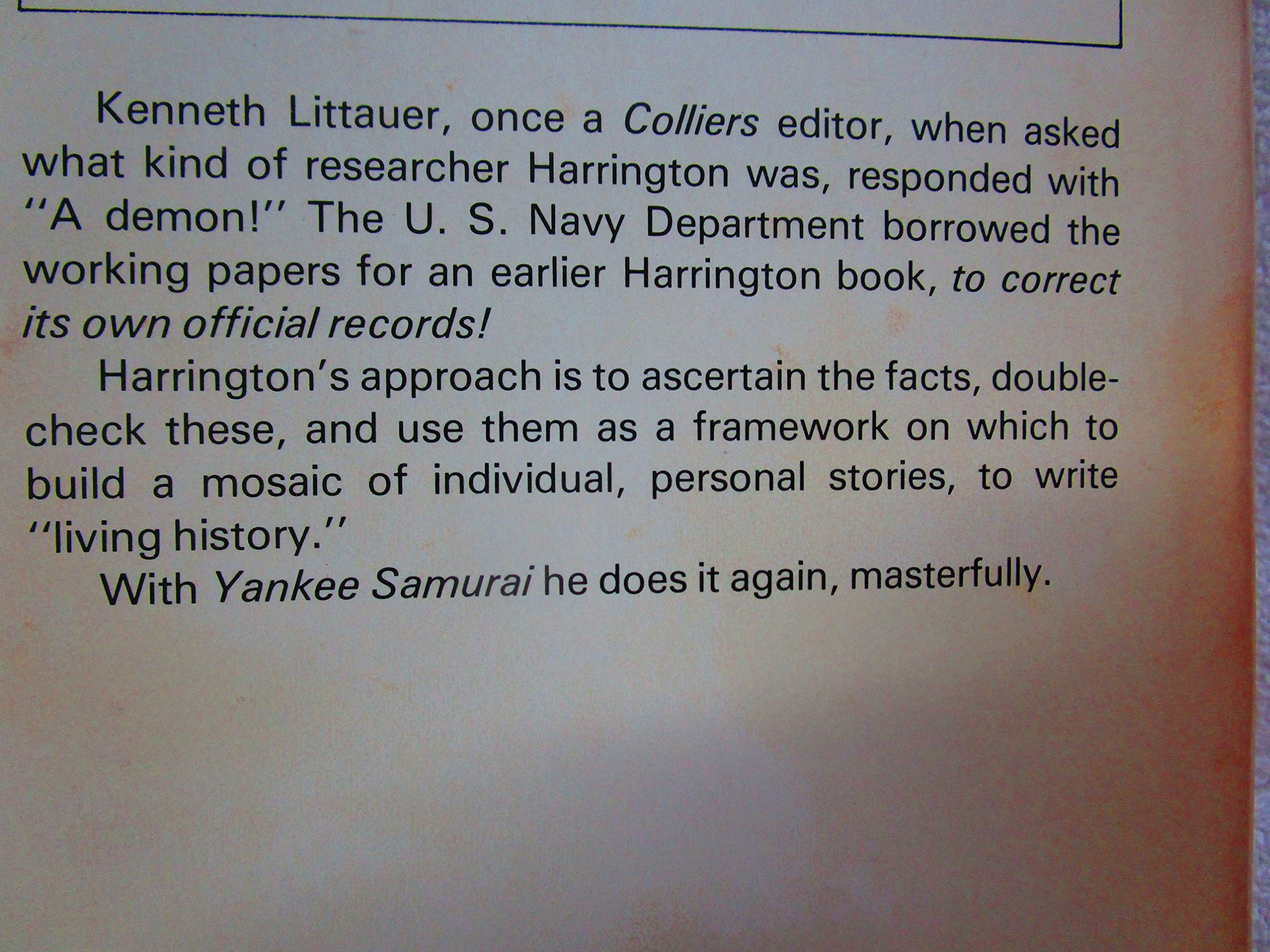 Yankee Samurai: The Secret Role of Nisei in America's Pacific Victory used book depot