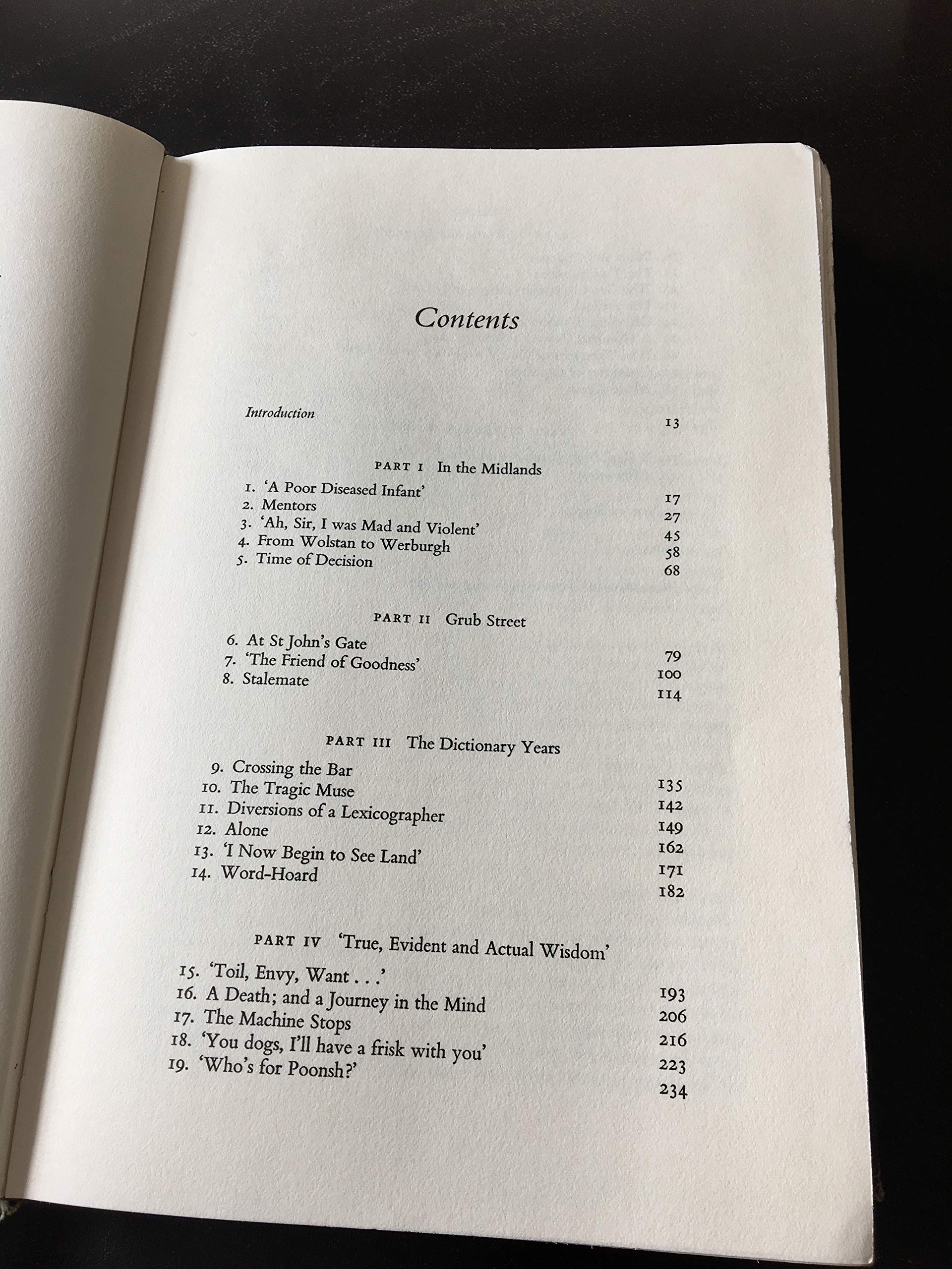 Samuel Johnson: A biography used book depot