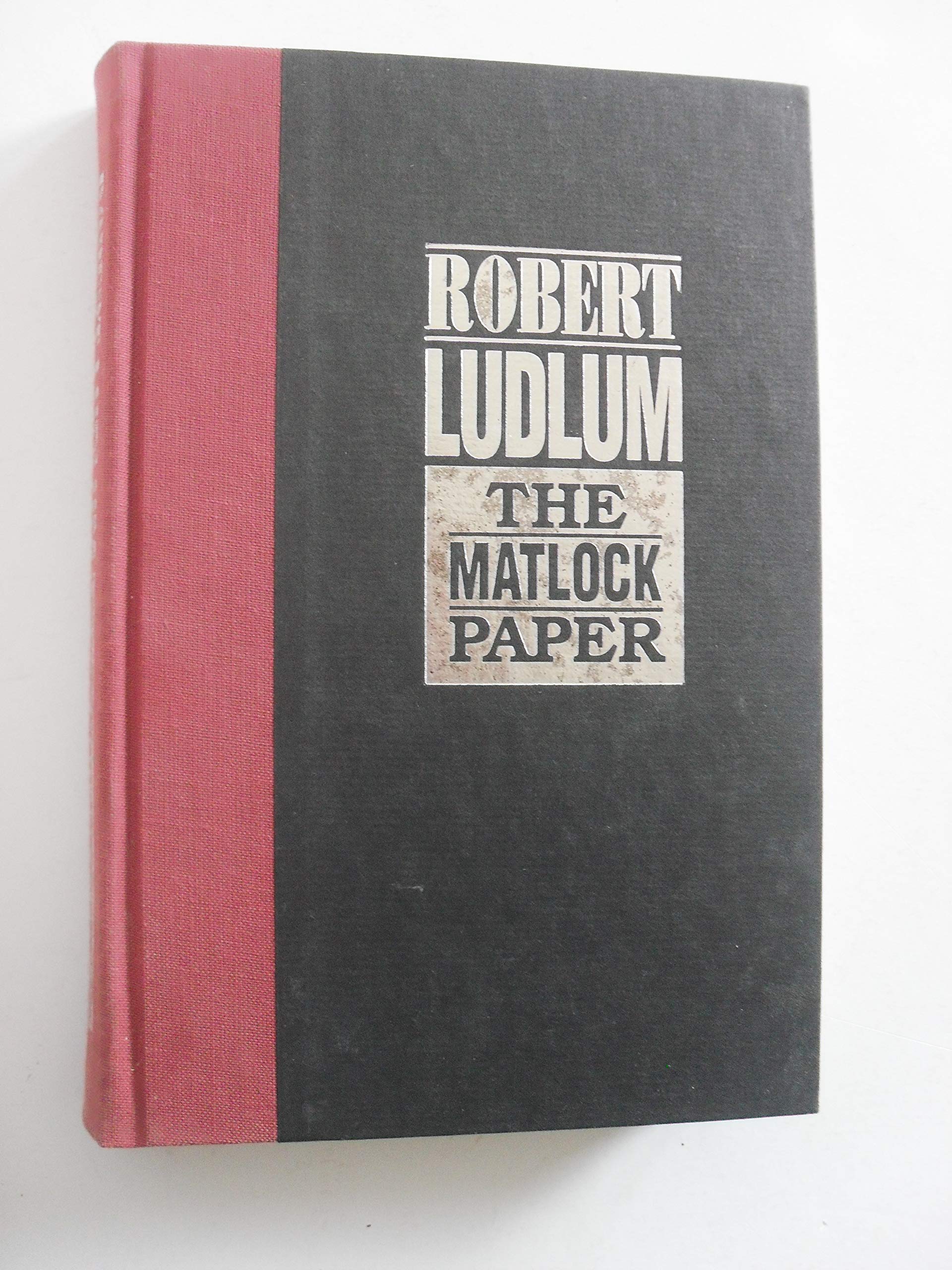 The Matlock Paper by Robert Ludlum [signed copy] used book depot