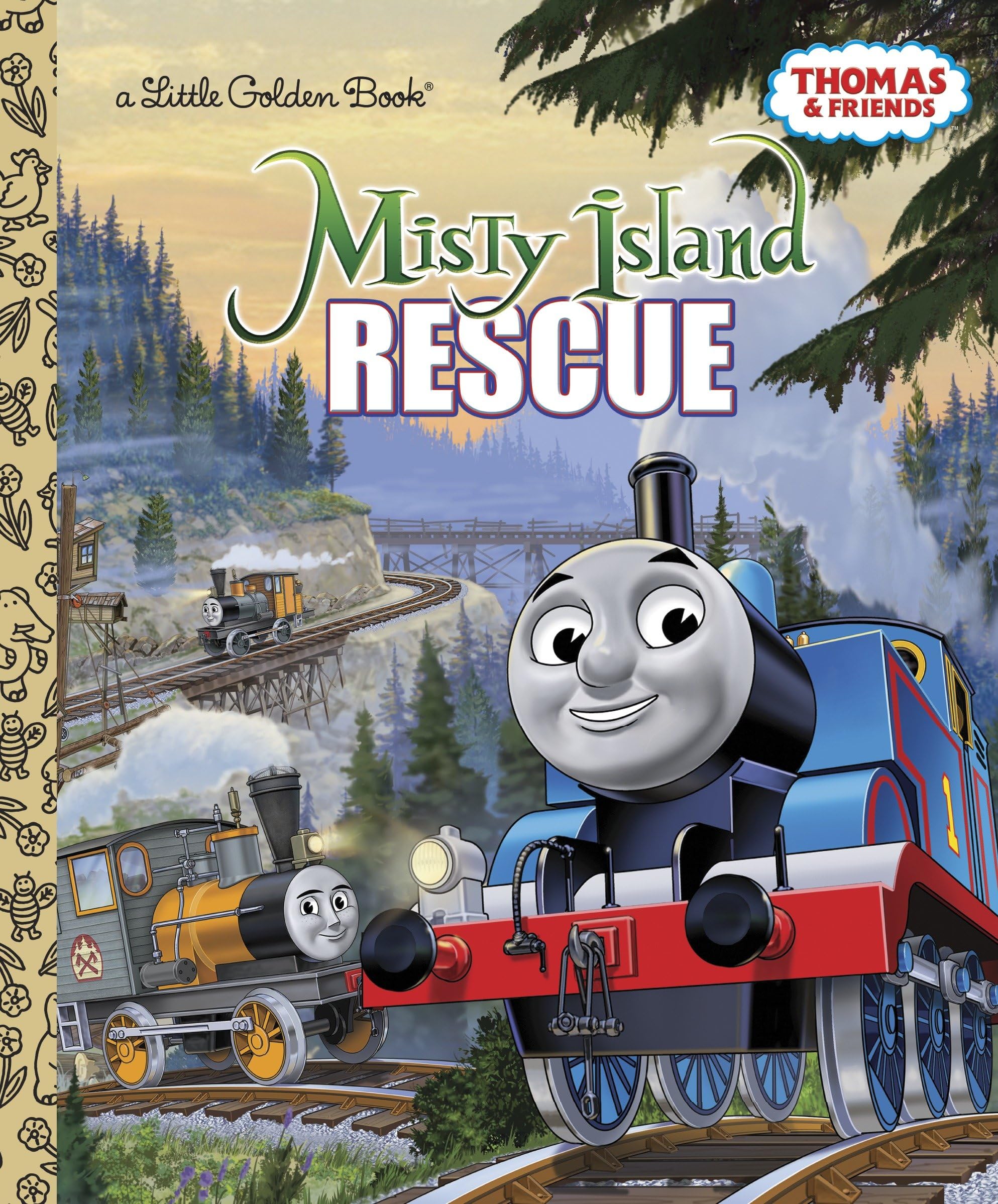Misty Island Rescue (Thomas & Friends) (Little Golden Book) used book depot