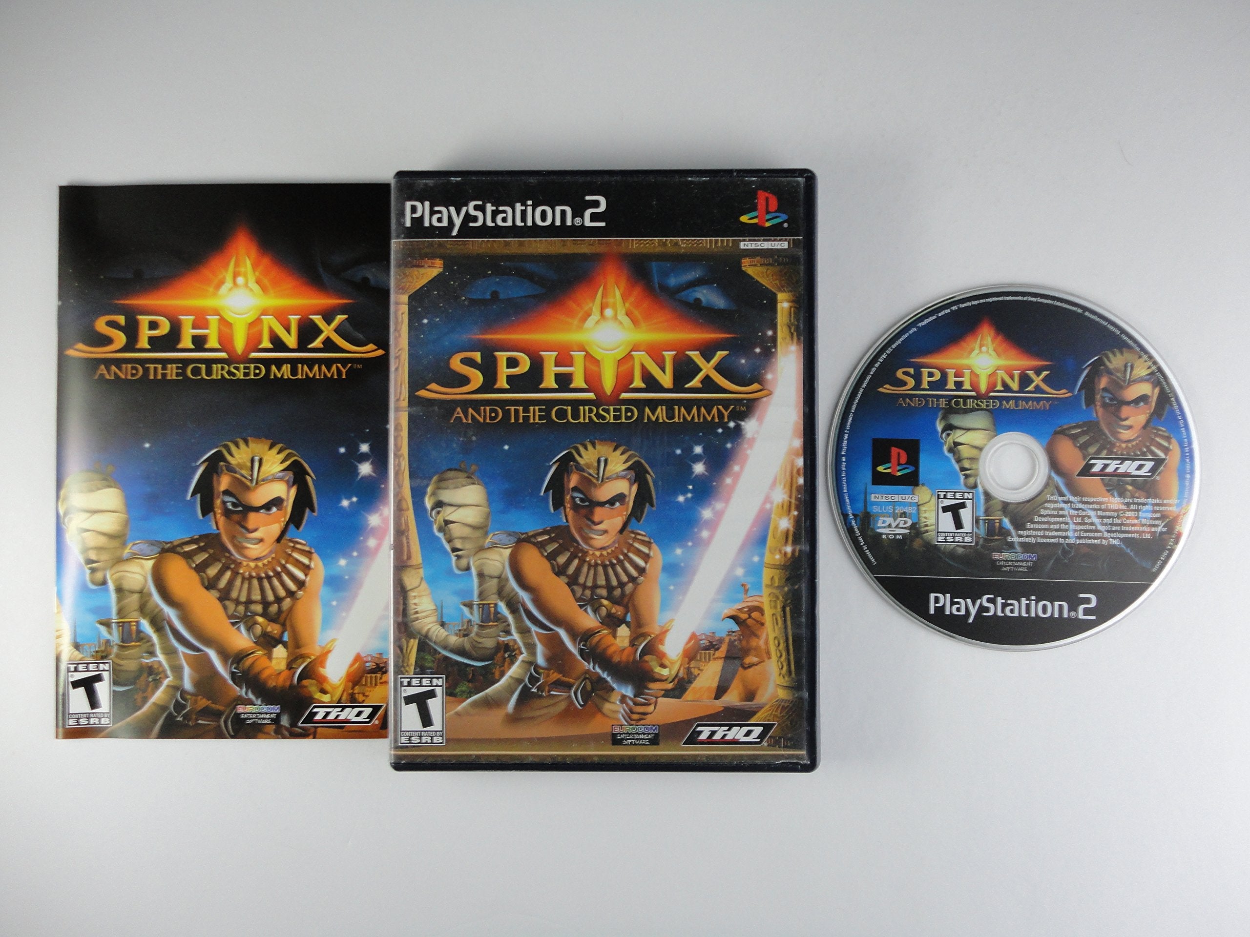 Sphinx and the Cursed Mummy - PlayStation 2 used book depot