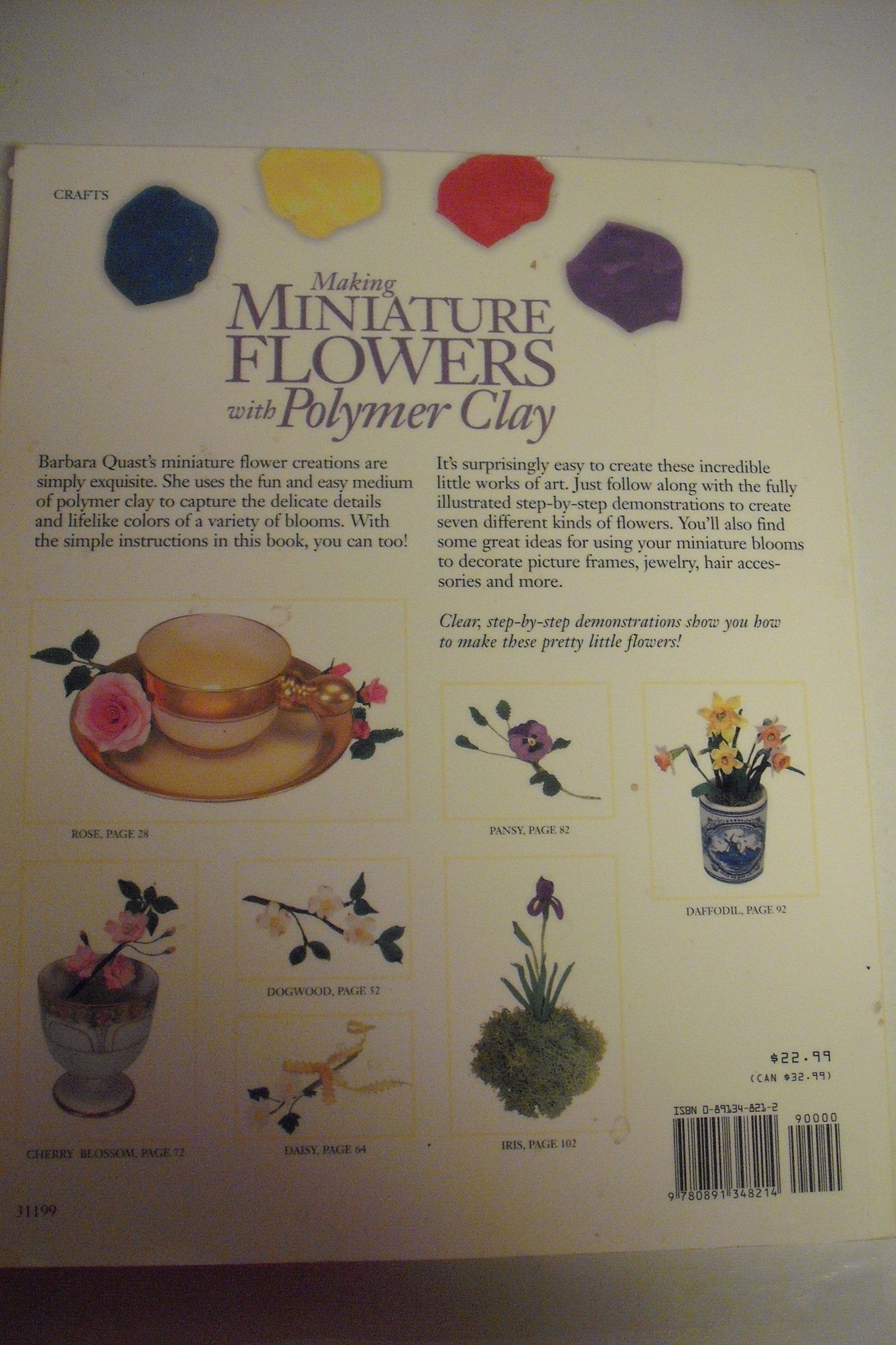 Making Miniature Flowers With Polymer Clay used book depot