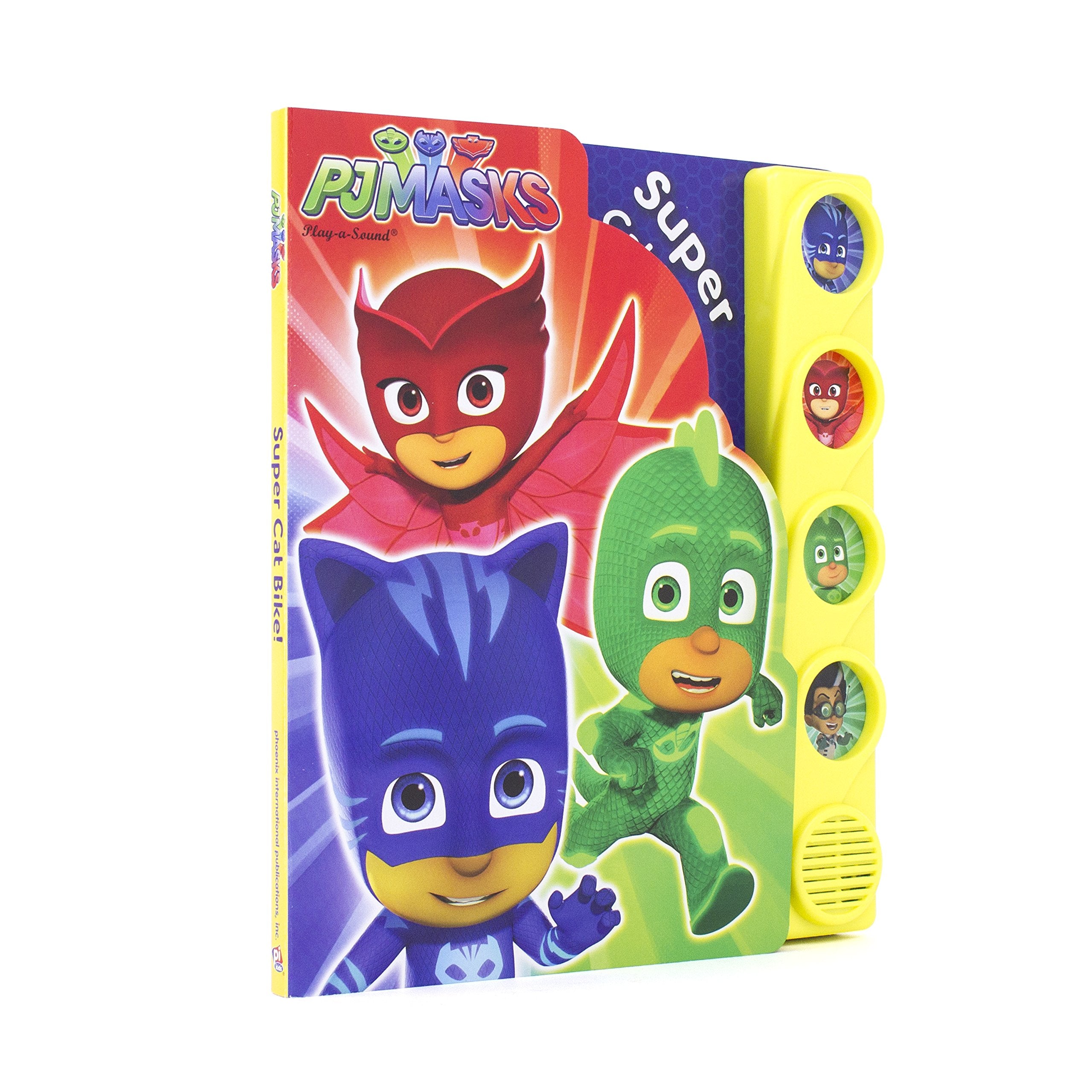 PJ Masks - Super Cat Bike! Sound Book - Play-a-Sound - PI Kids used book depot