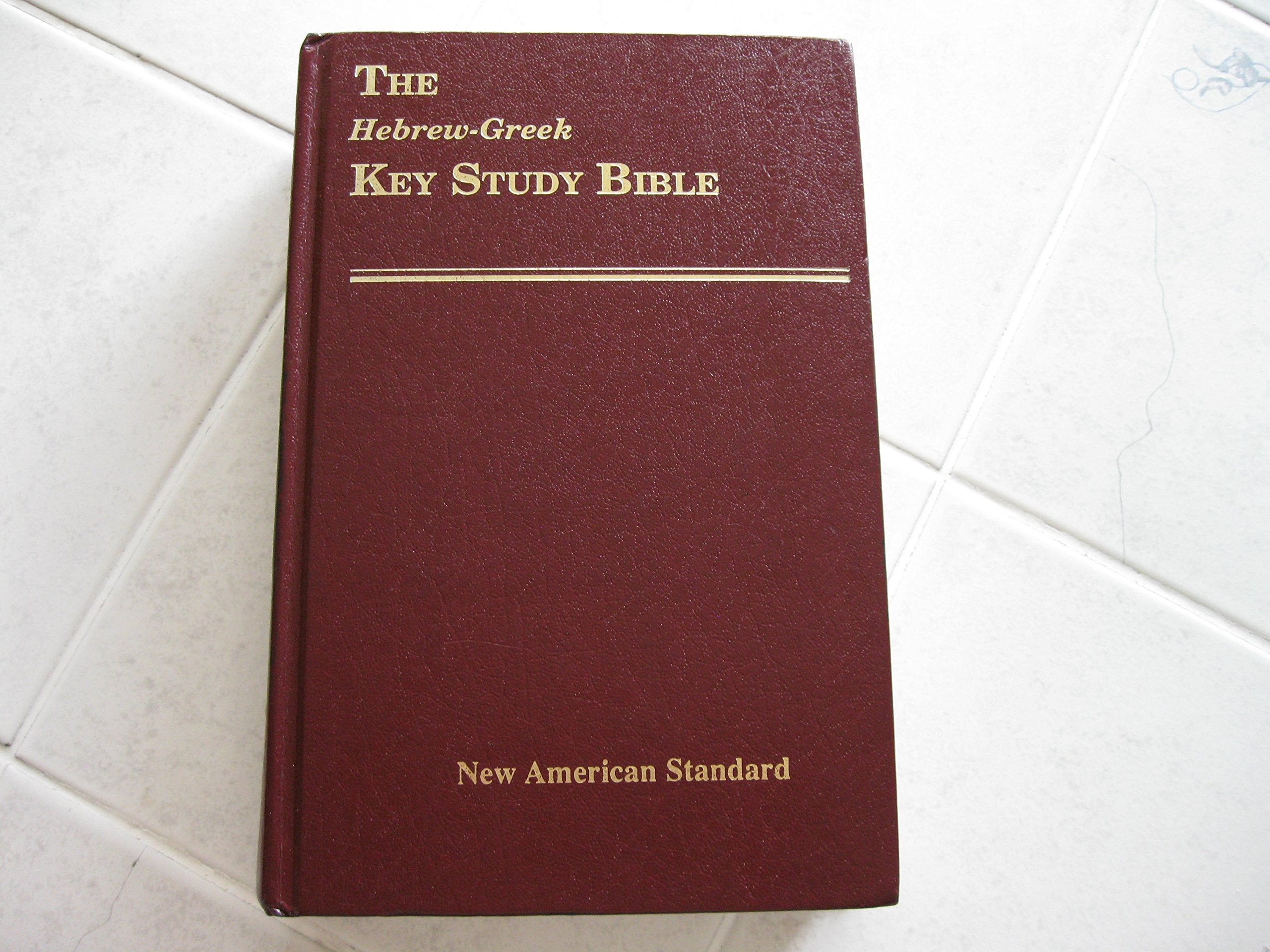 Hebrew-Greek Key Word Study Bible: New American Standard Bible used book depot