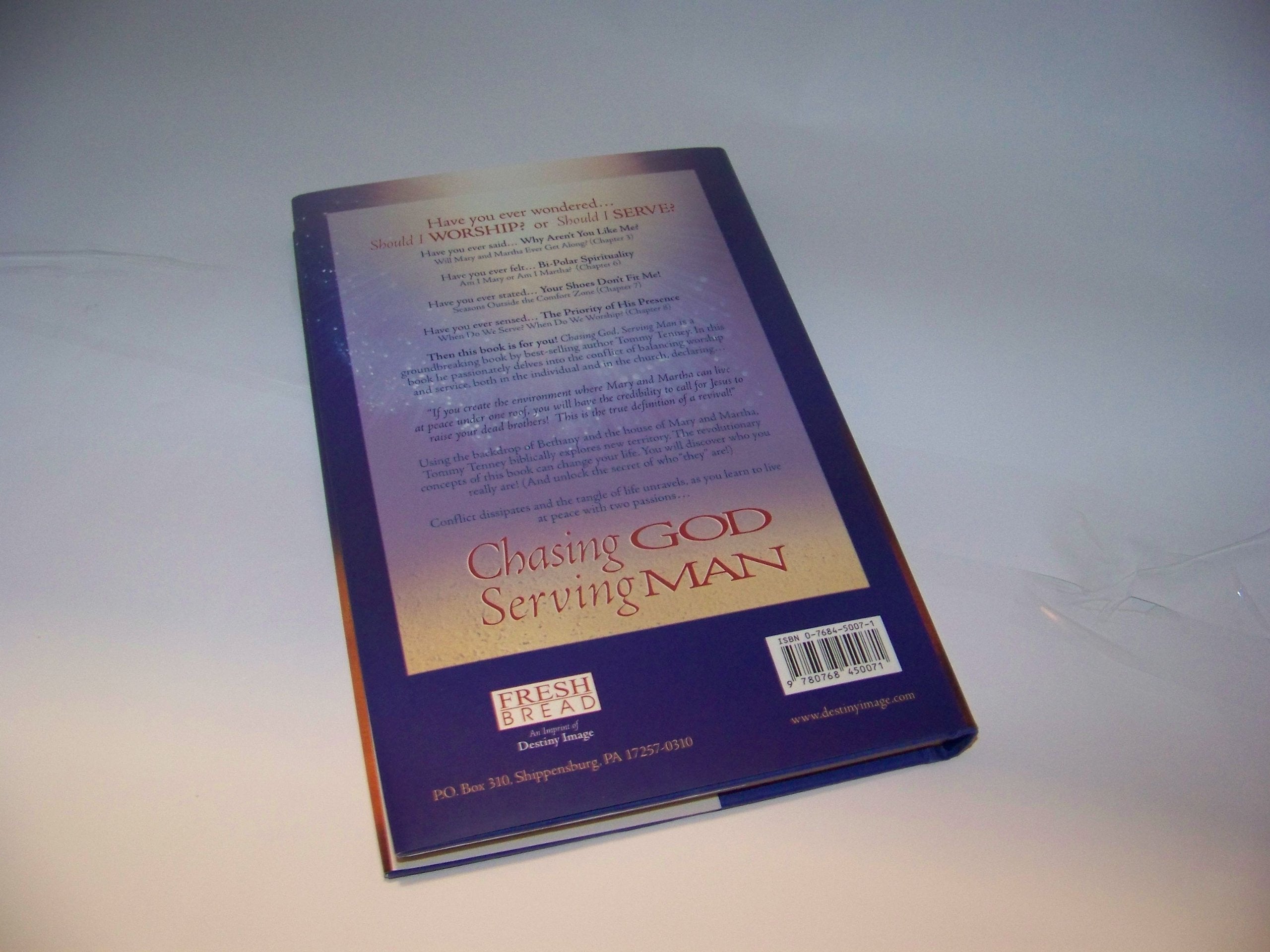 Chasing God, Serving Man used book depot