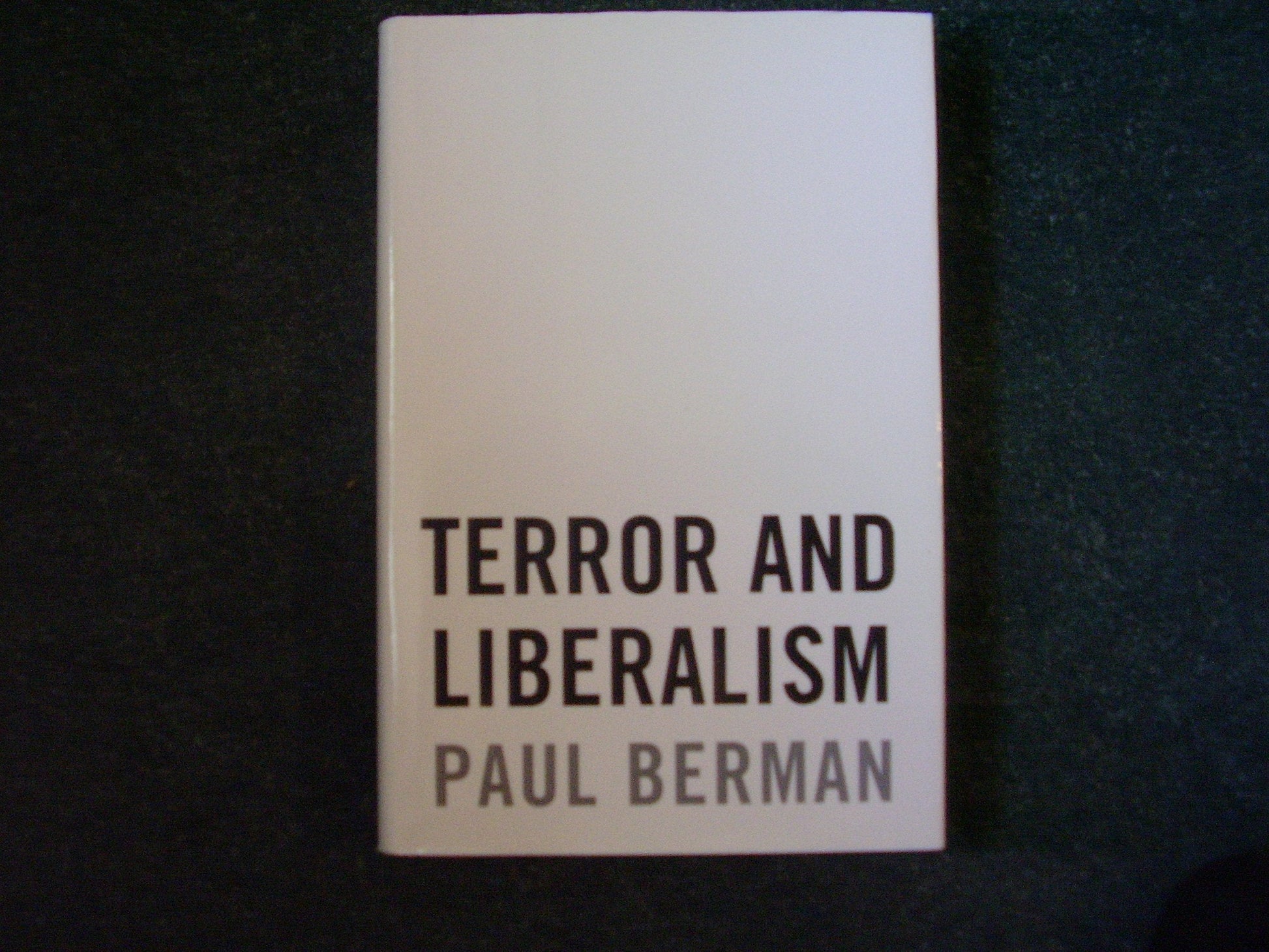 Terror and Liberalism used book depot