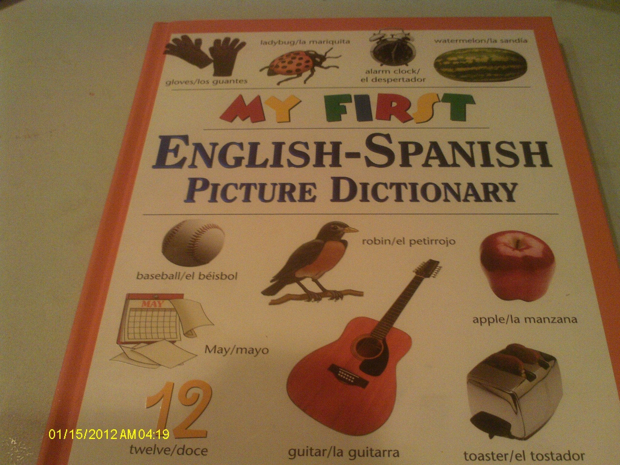 My First English-Spanish Picture Dictionary used book depot