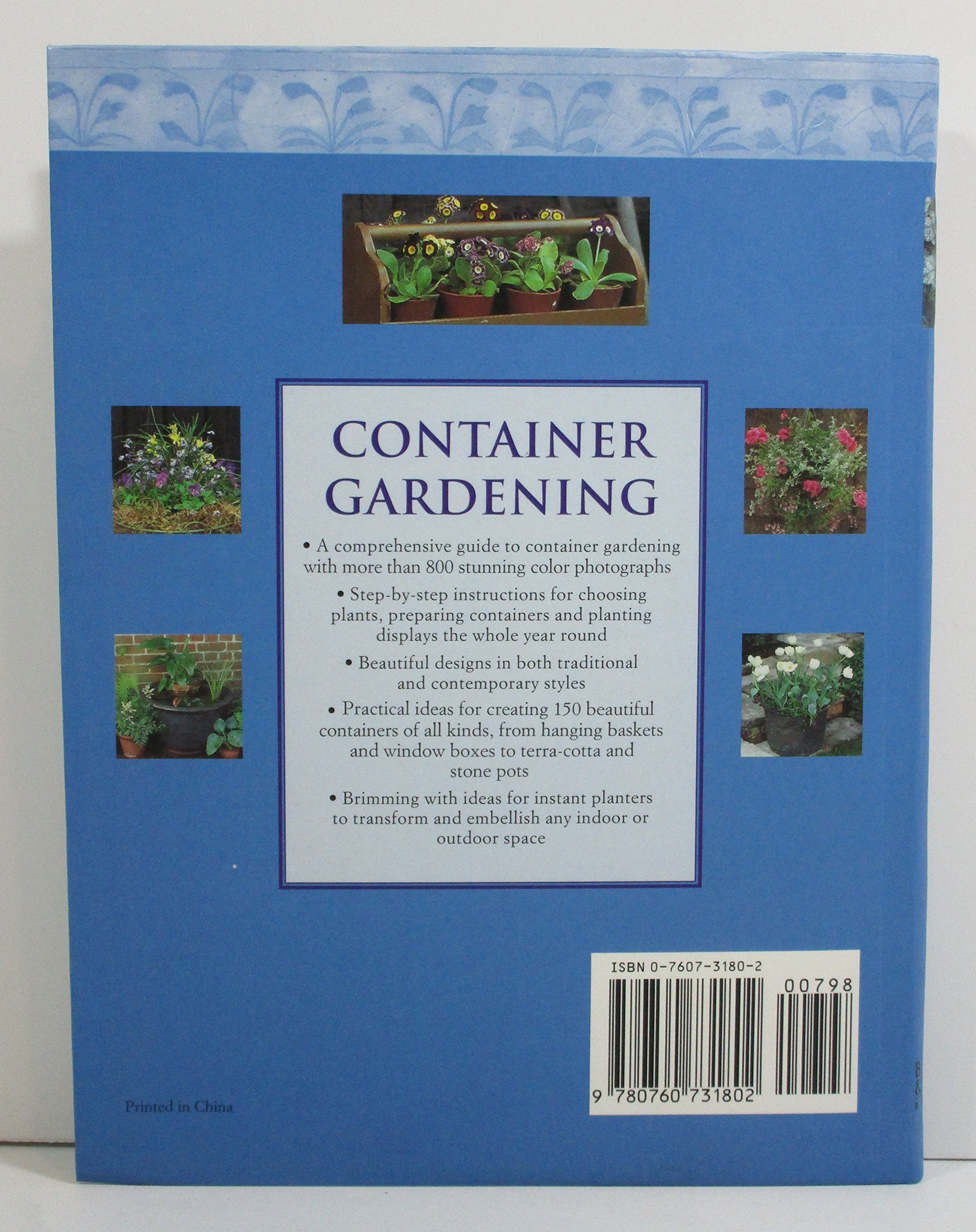 Container gardening used book depot