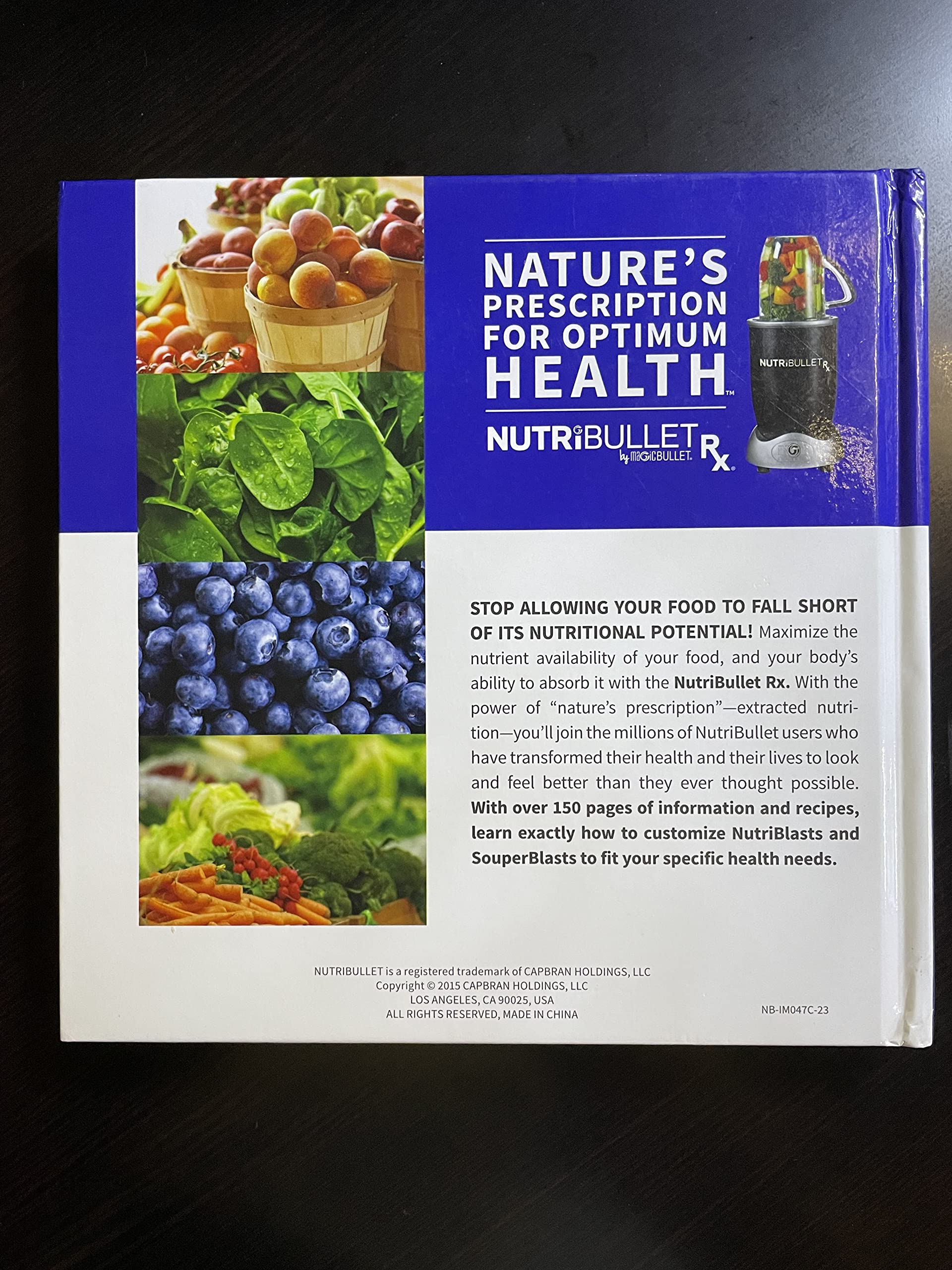 Nature's Prescription For Optimum Health By Nutribullet used book depot