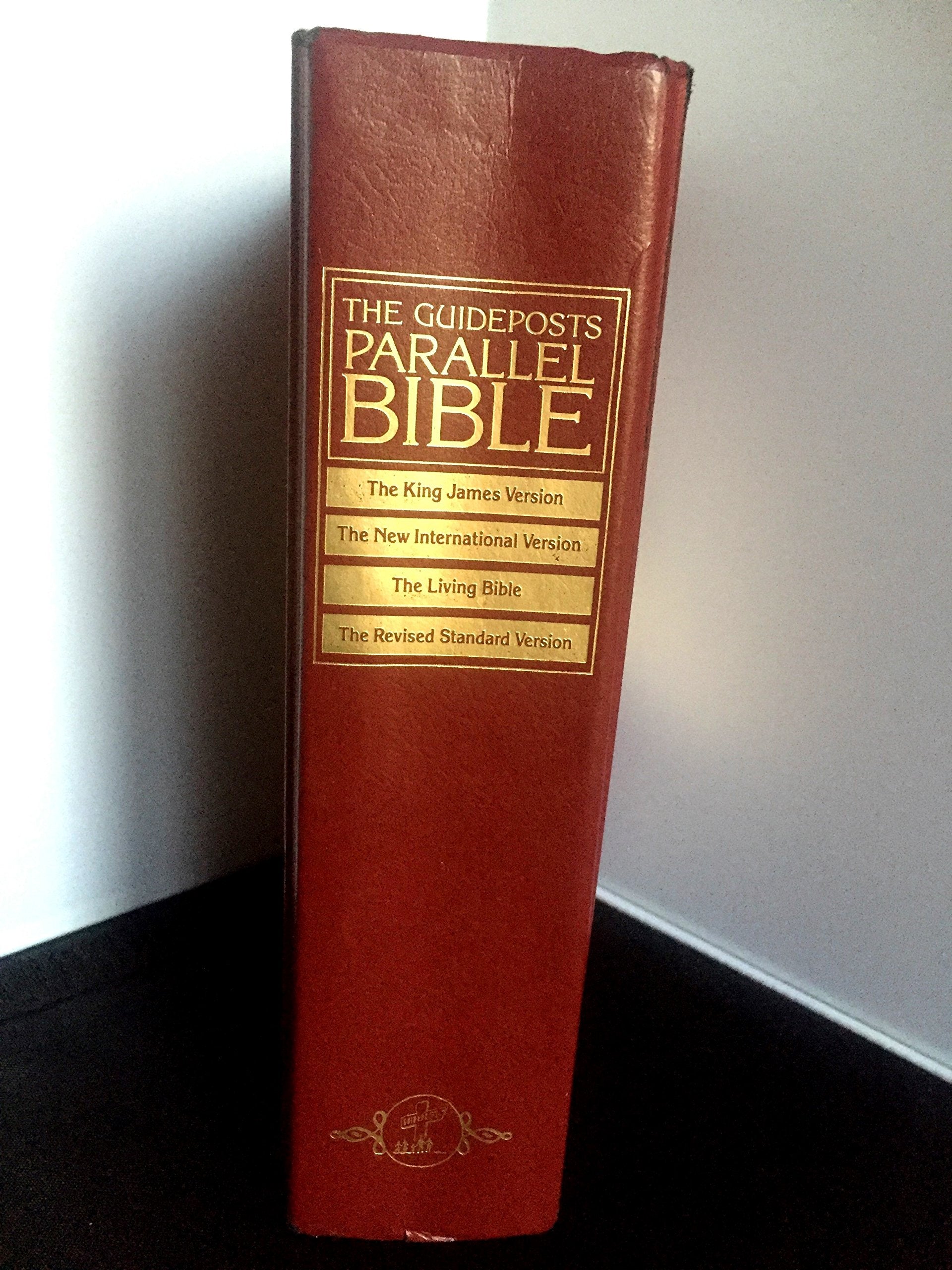 The Guideposts Parallel Bible: King James Version, New International Version, Living Bible, Revised Standard Edition used book depot